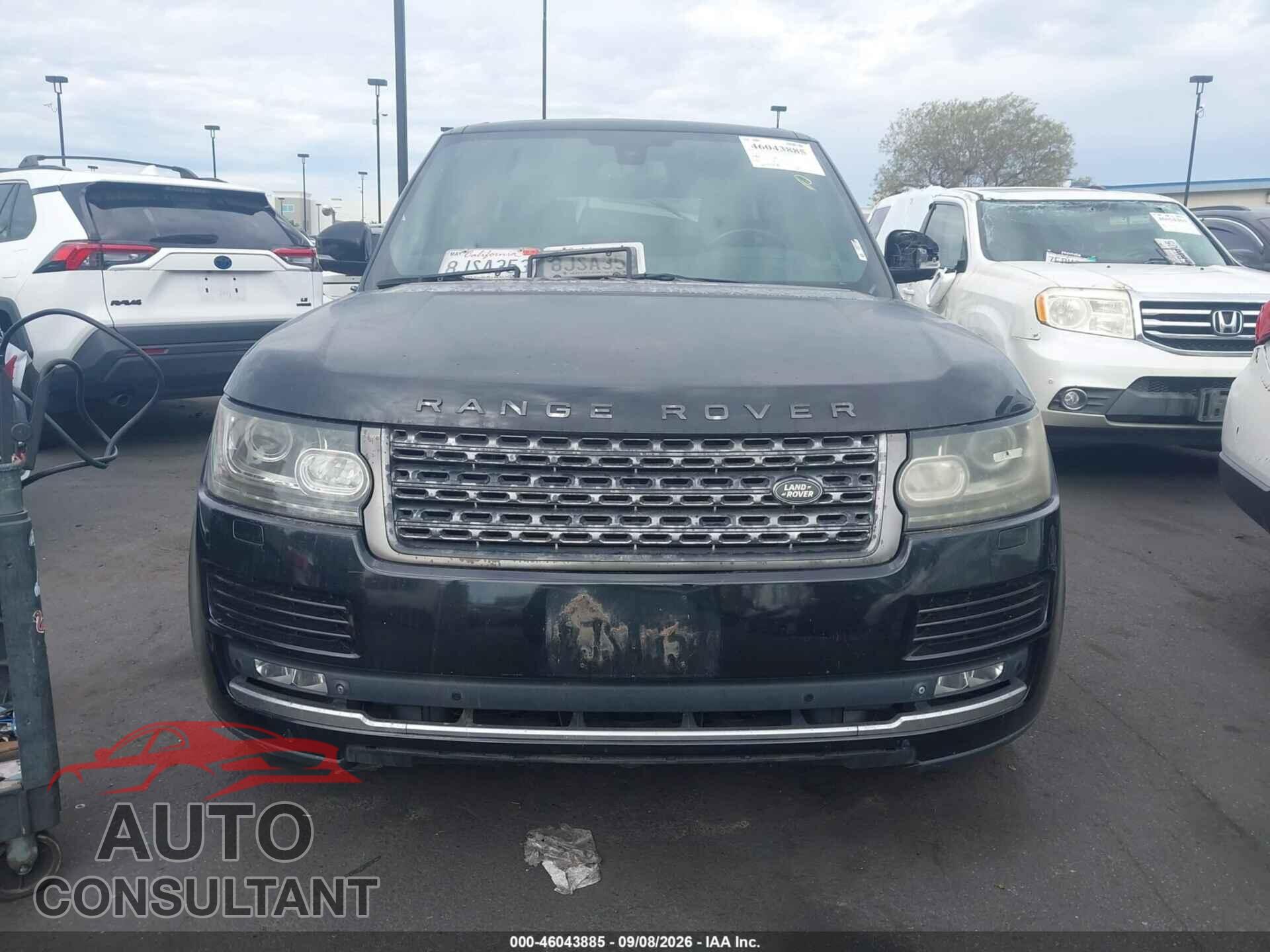 LAND ROVER RANGE ROVER 2015 - SALGS2VF9FA228608