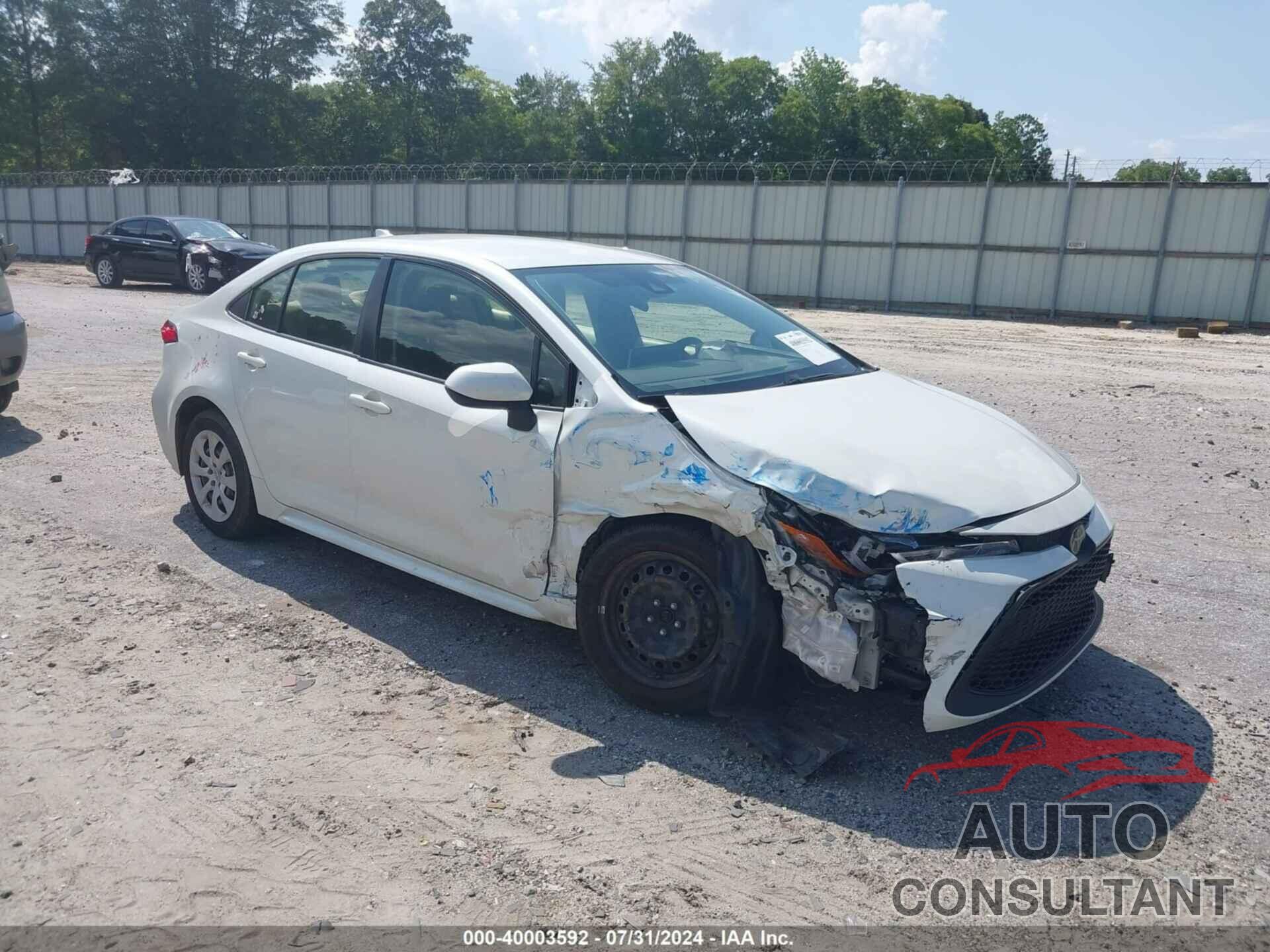 TOYOTA COROLLA 2020 - JTDEPRAEXLJ067431