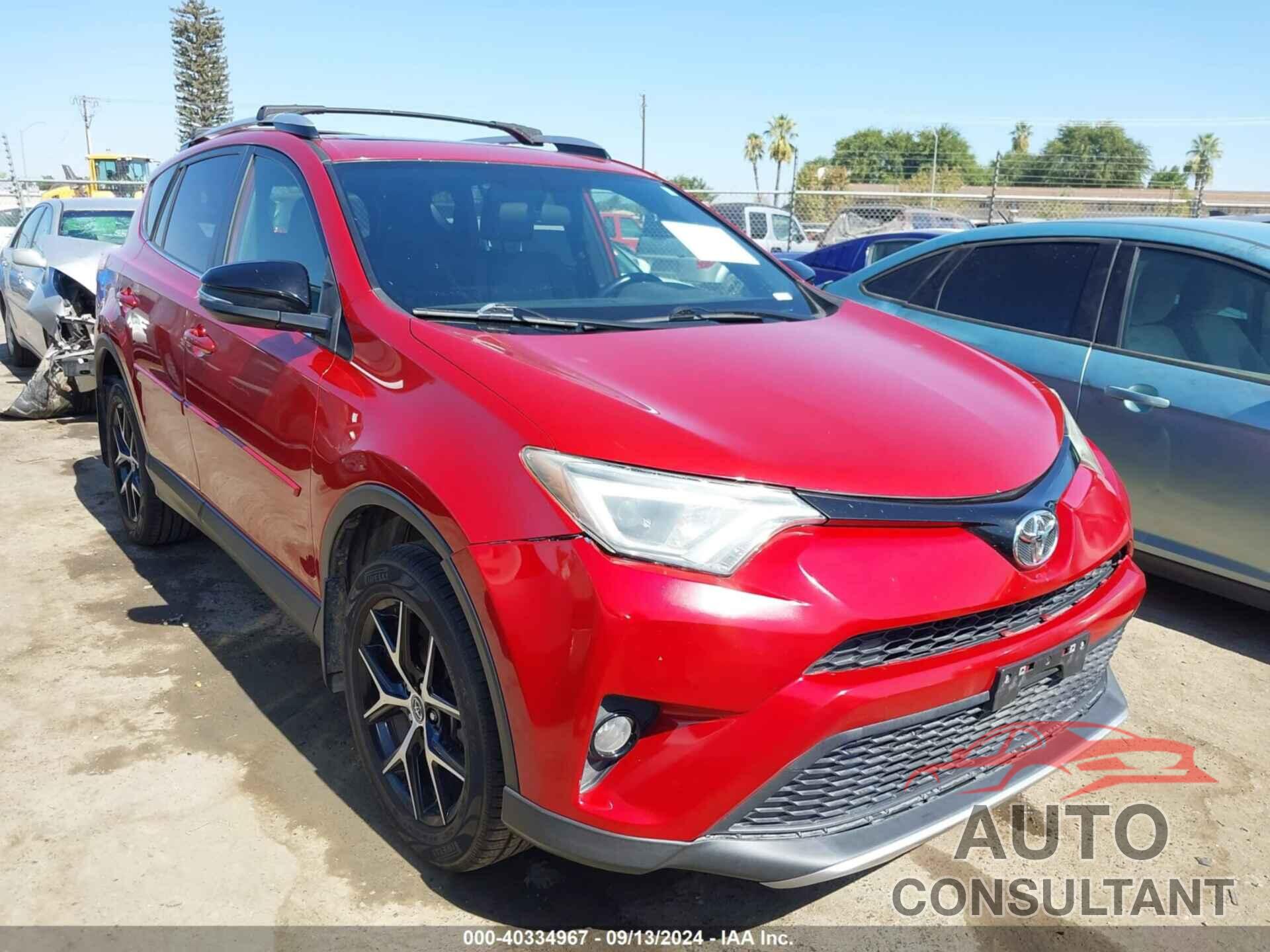 TOYOTA RAV4 2016 - JTMNFREV9GJ072042