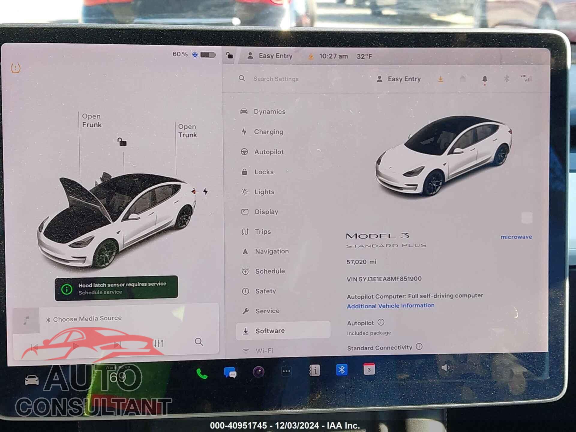 TESLA MODEL 3 2021 - 5YJ3E1EA8MF851900