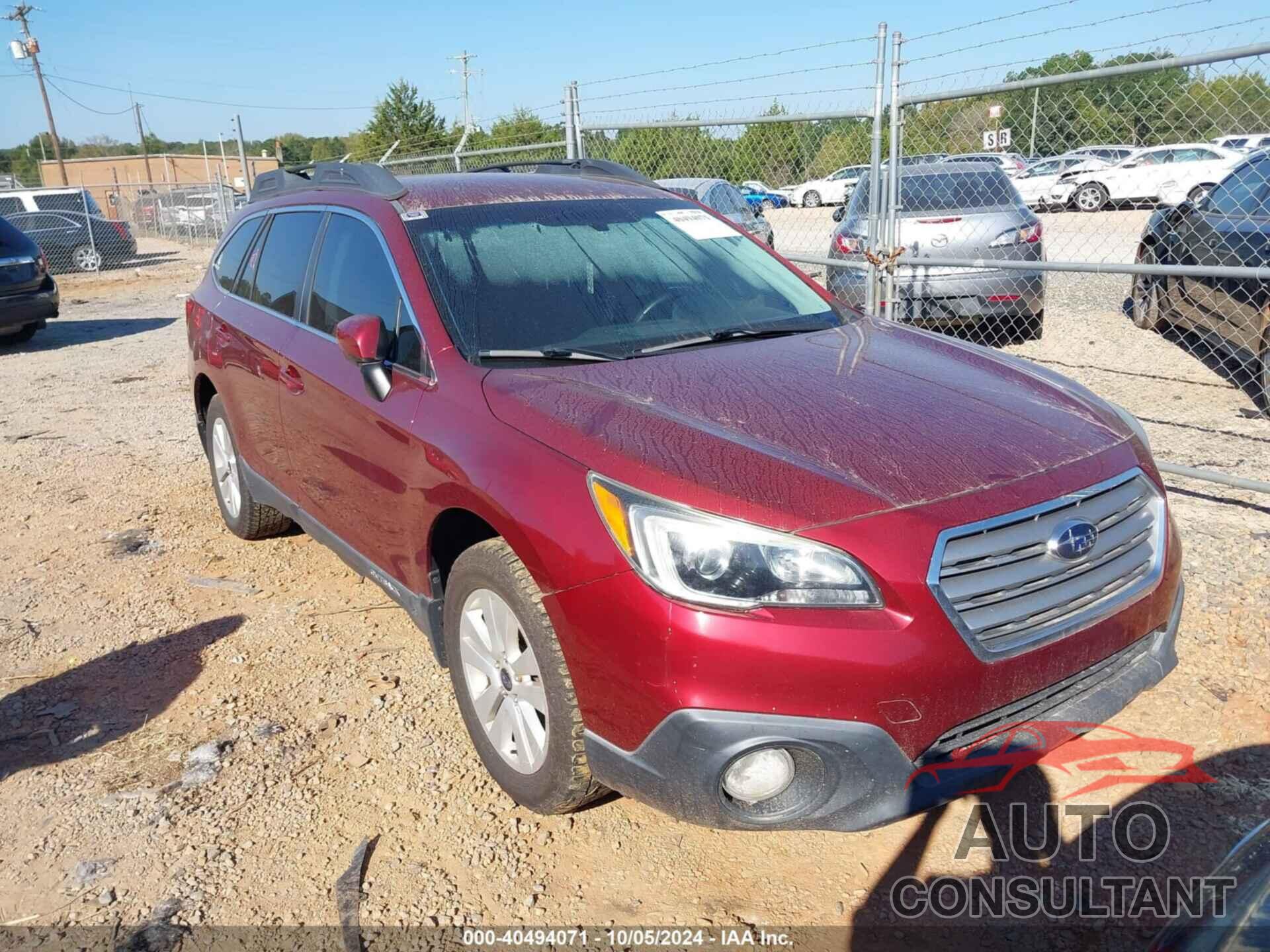 SUBARU OUTBACK 2015 - 4S4BSACC7F3263247