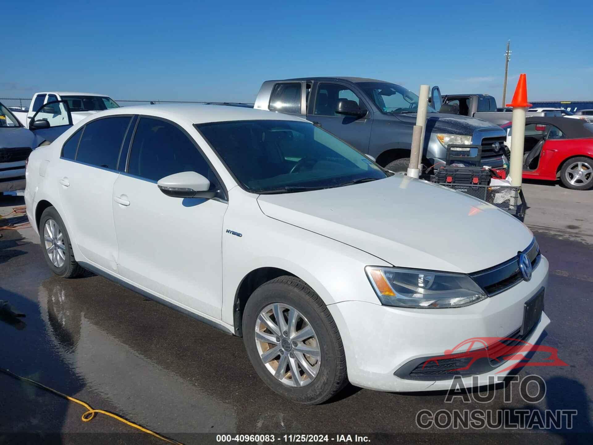 VOLKSWAGEN JETTA HYBRID 2013 - 3VW637AJXDM307385