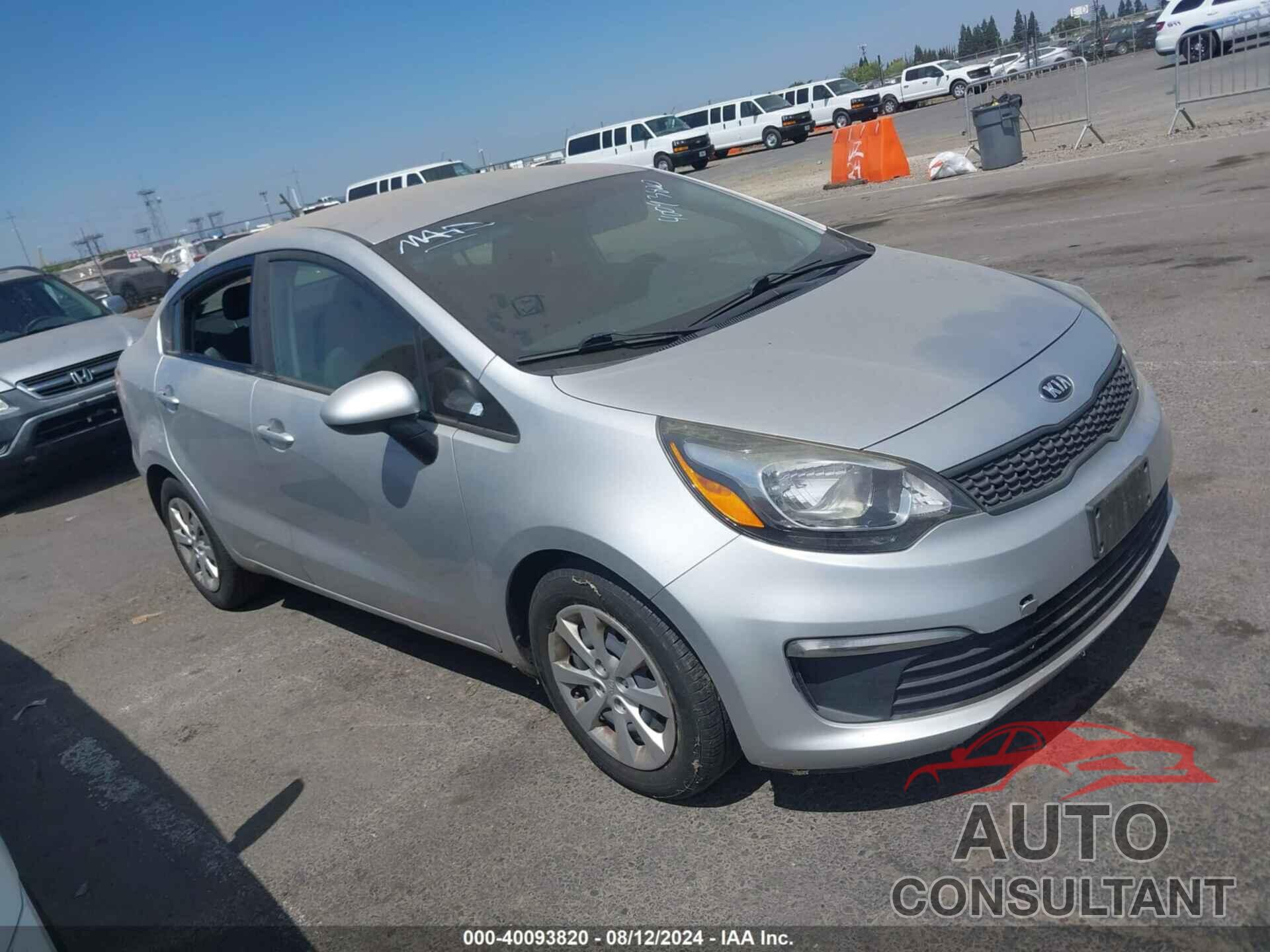 KIA RIO 2016 - KNADM4A3XG6668320