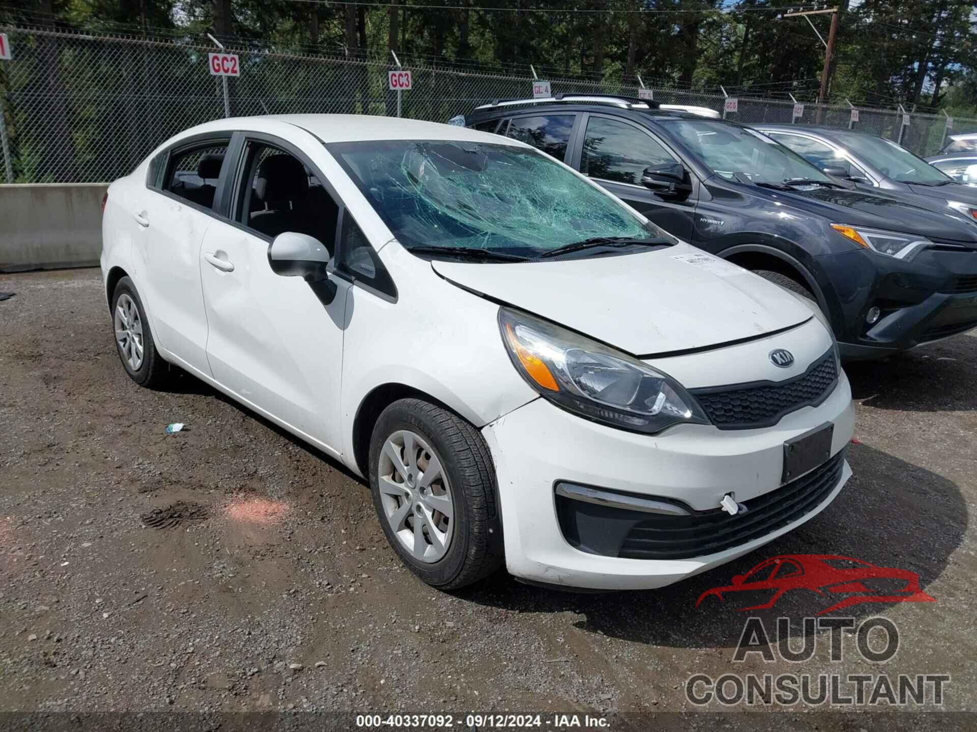 KIA RIO 2016 - KNADM4A3XG6695338