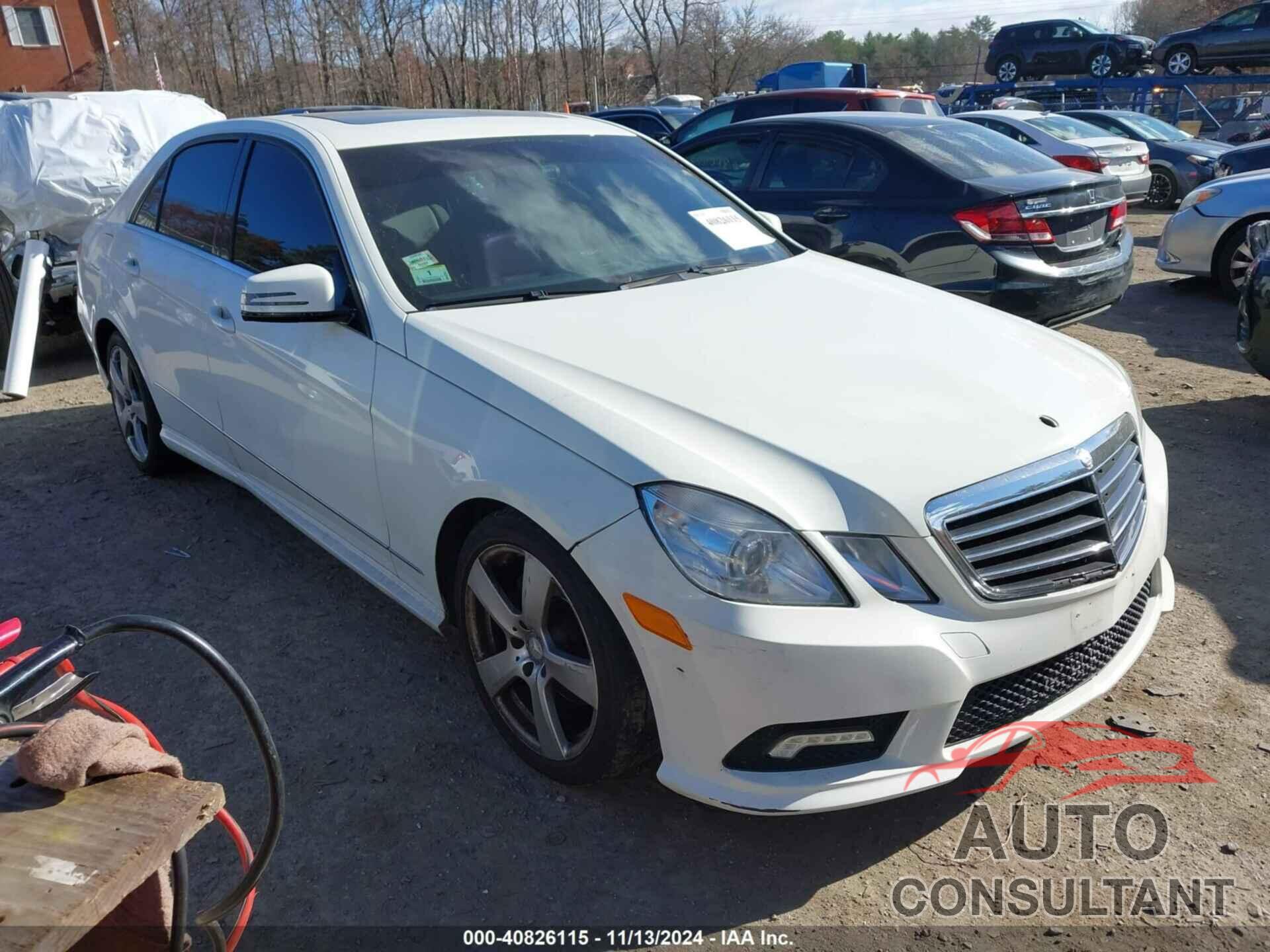 MERCEDES-BENZ E 350 2011 - WDDHF8HB0BA489525