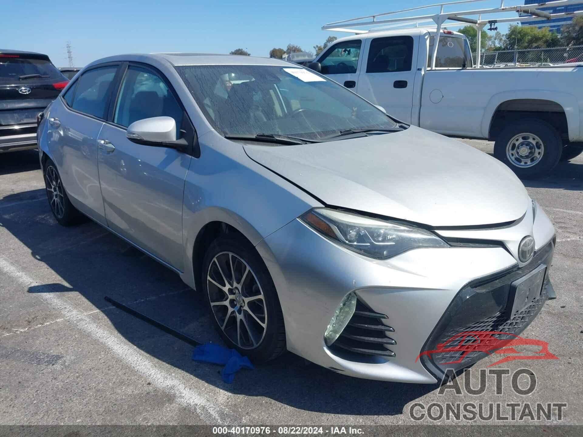 TOYOTA COROLLA 2017 - 5YFBURHE6HP629216