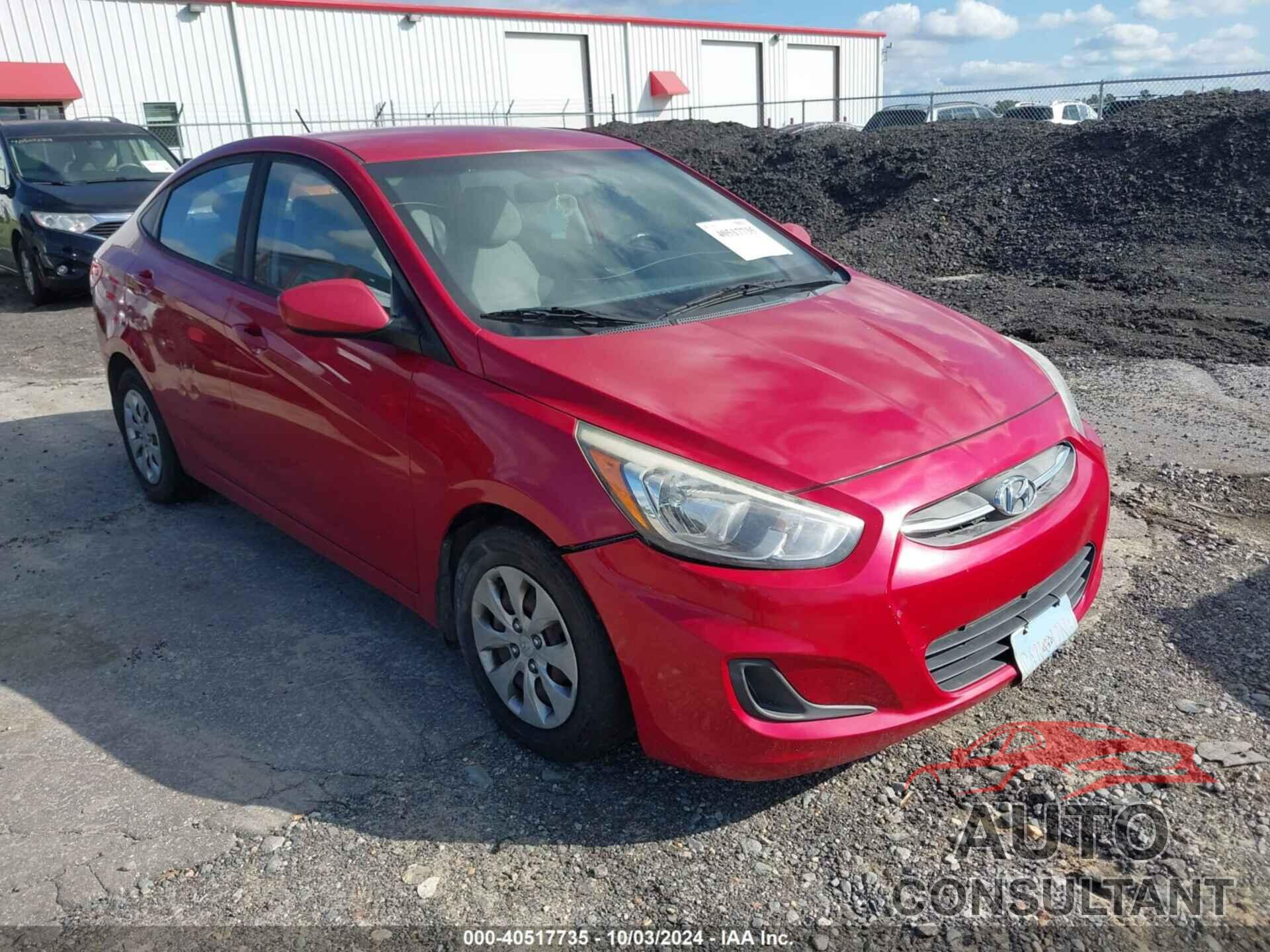 HYUNDAI ACCENT 2016 - KMHCT4AE7GU081227