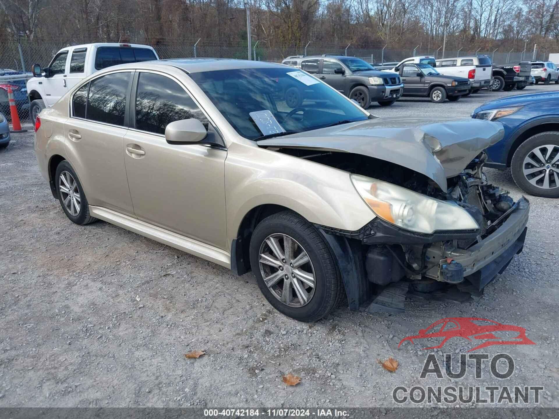 SUBARU LEGACY 2010 - 4S3BMCG67A3226965