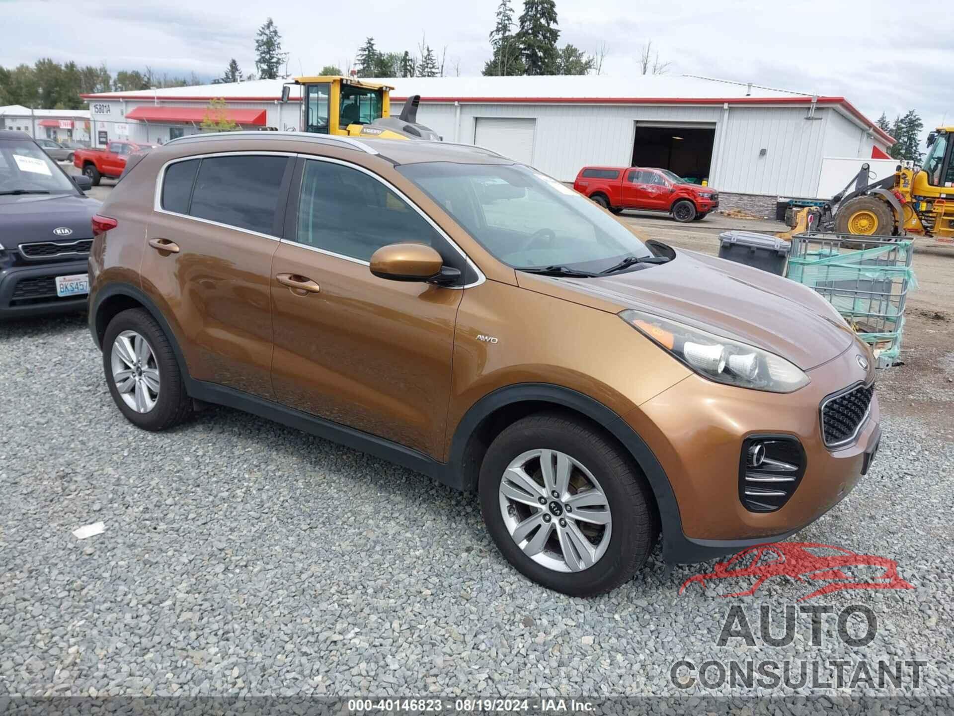 KIA SPORTAGE 2017 - KNDPMCAC0H7048159