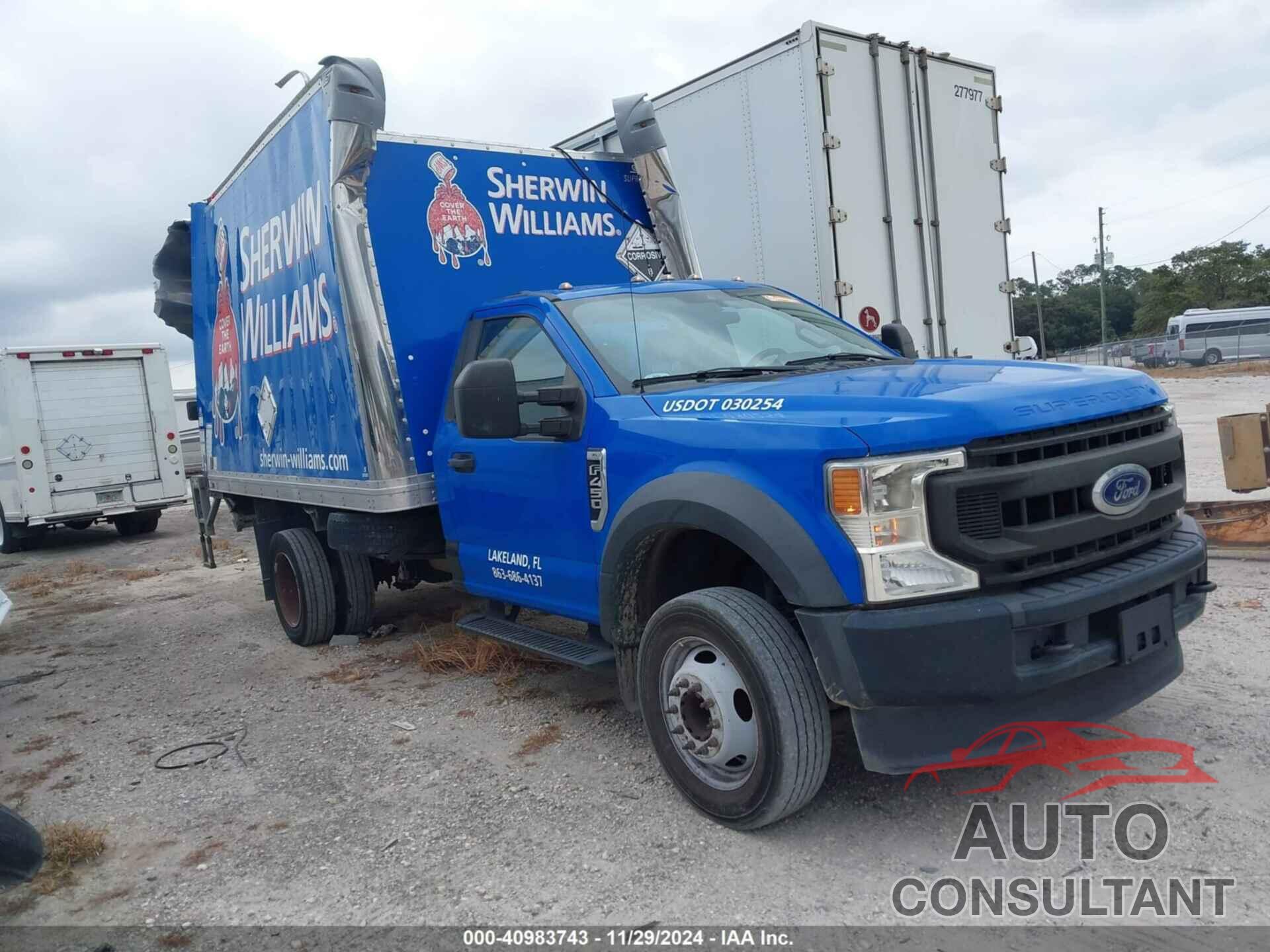 FORD F-450 CHASSIS 2020 - 1FDUF4GN2LED62424
