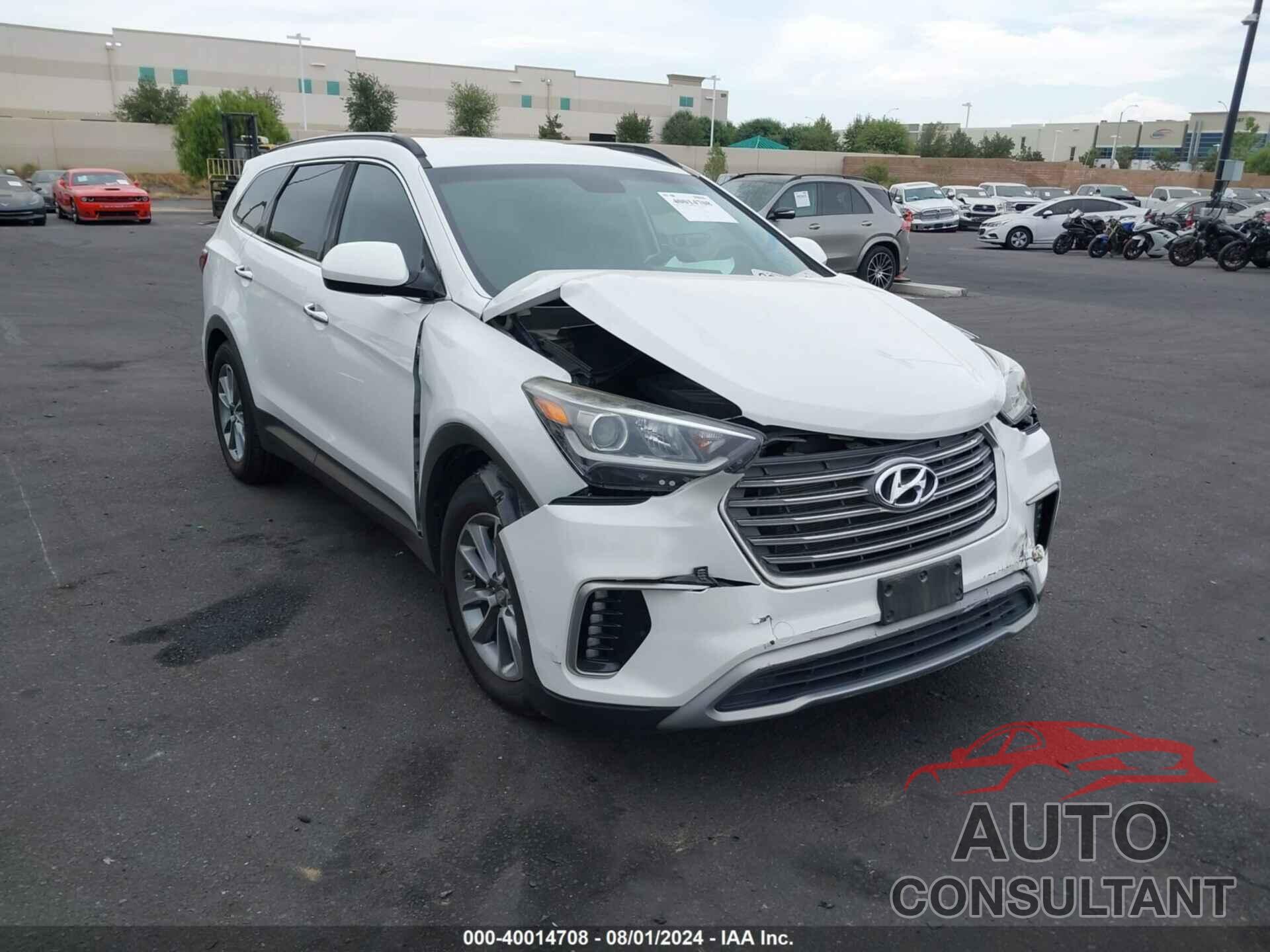 HYUNDAI SANTA FE 2017 - KM8SM4HF1HU245791