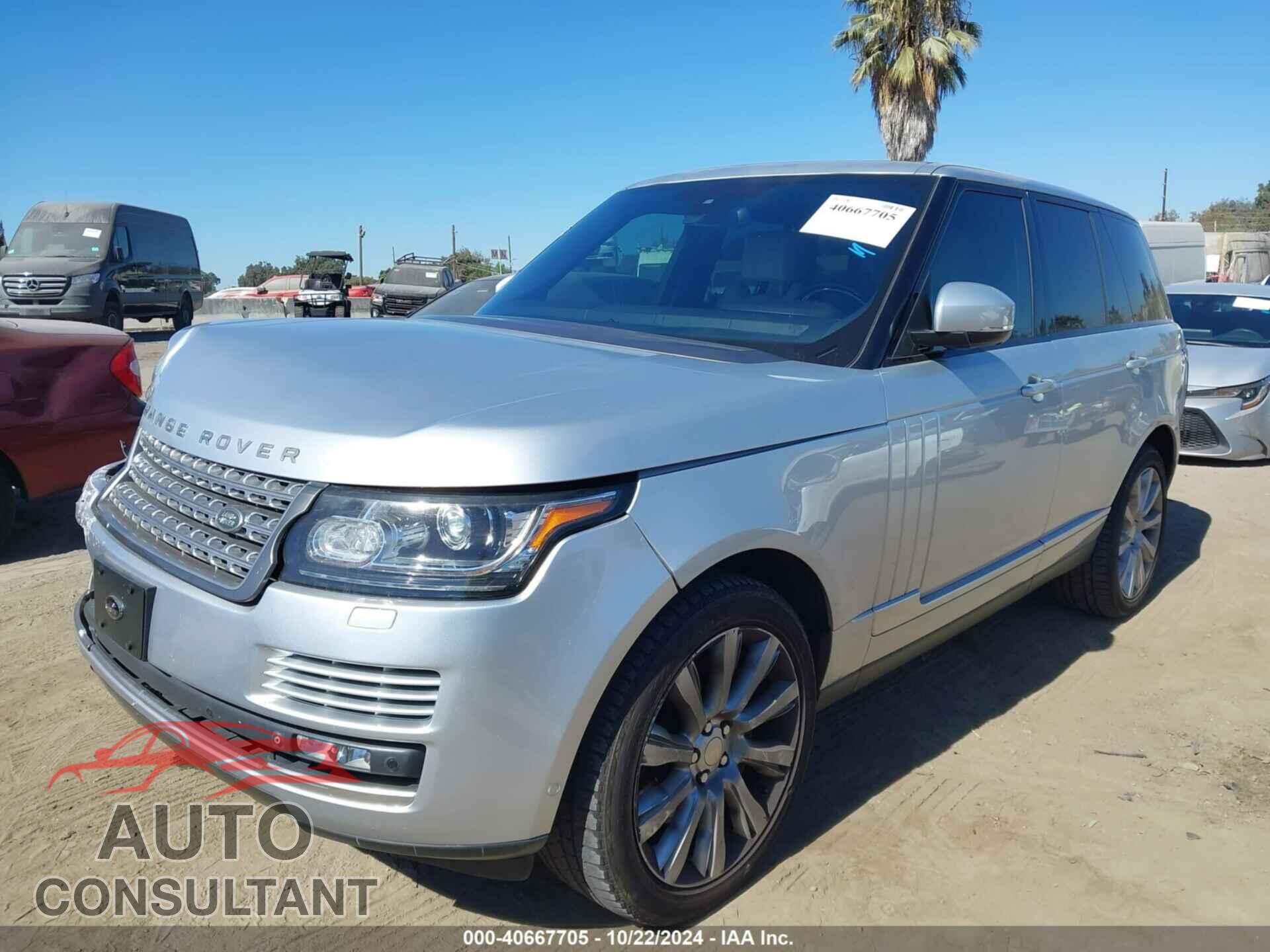 LAND ROVER RANGE ROVER 2015 - SALGS2TFXFA204689