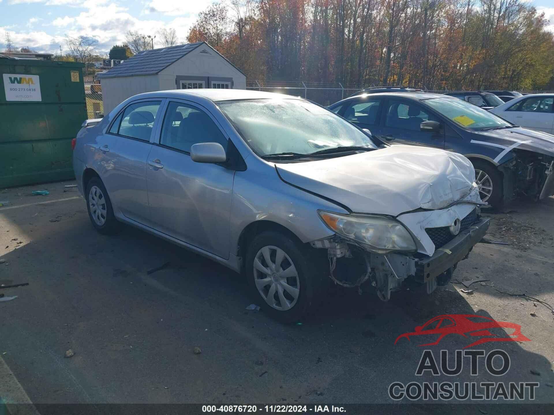 TOYOTA COROLLA 2009 - 2T1BU40E79C058688