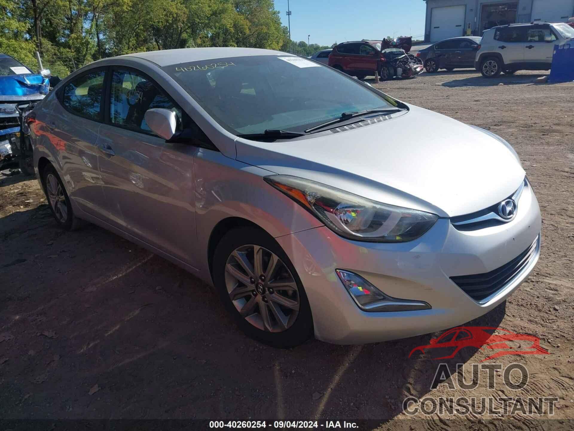 HYUNDAI ELANTRA 2016 - 5NPDH4AE3GH737282