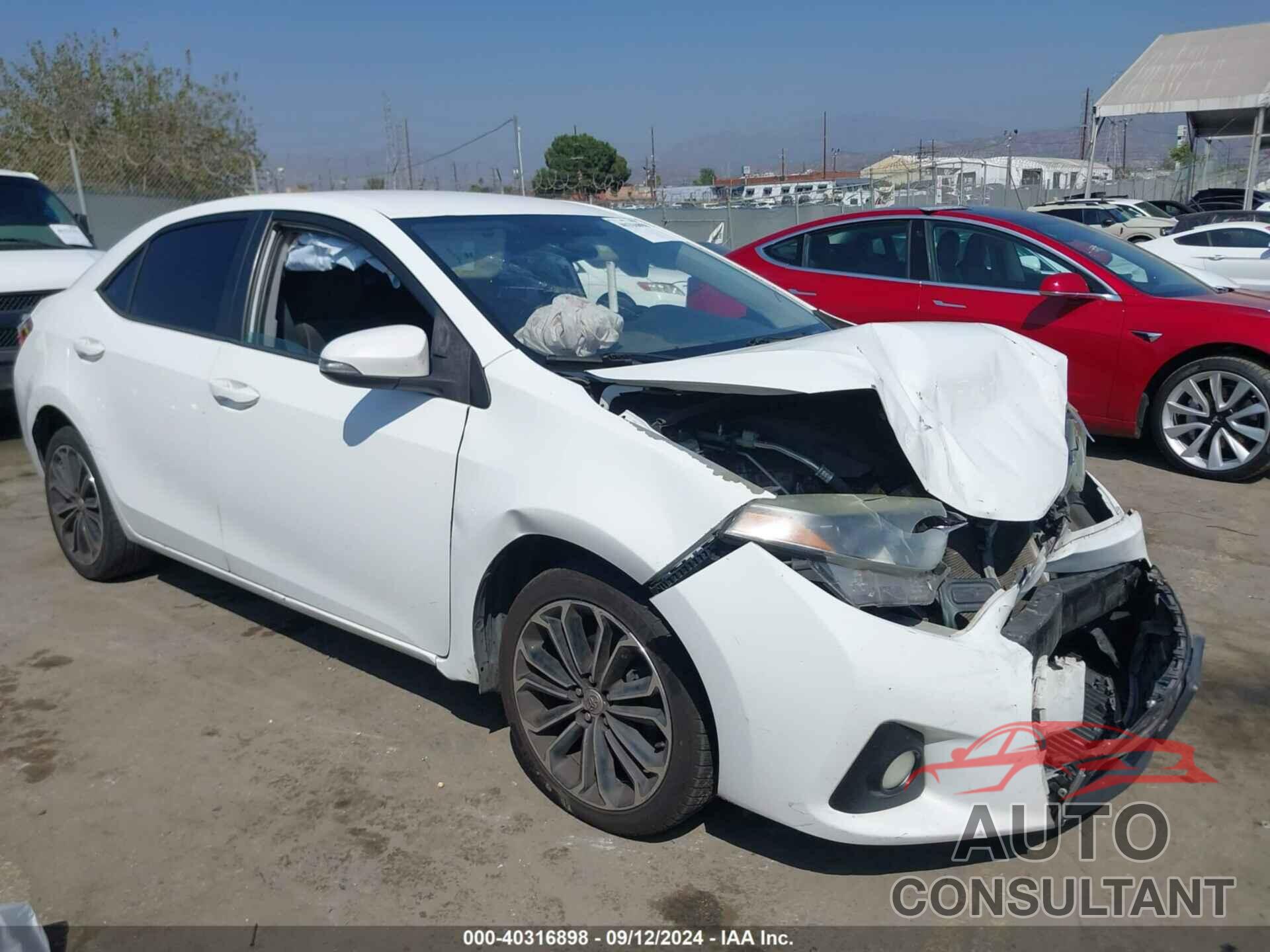 TOYOTA COROLLA 2016 - 5YFBURHE0GP429737