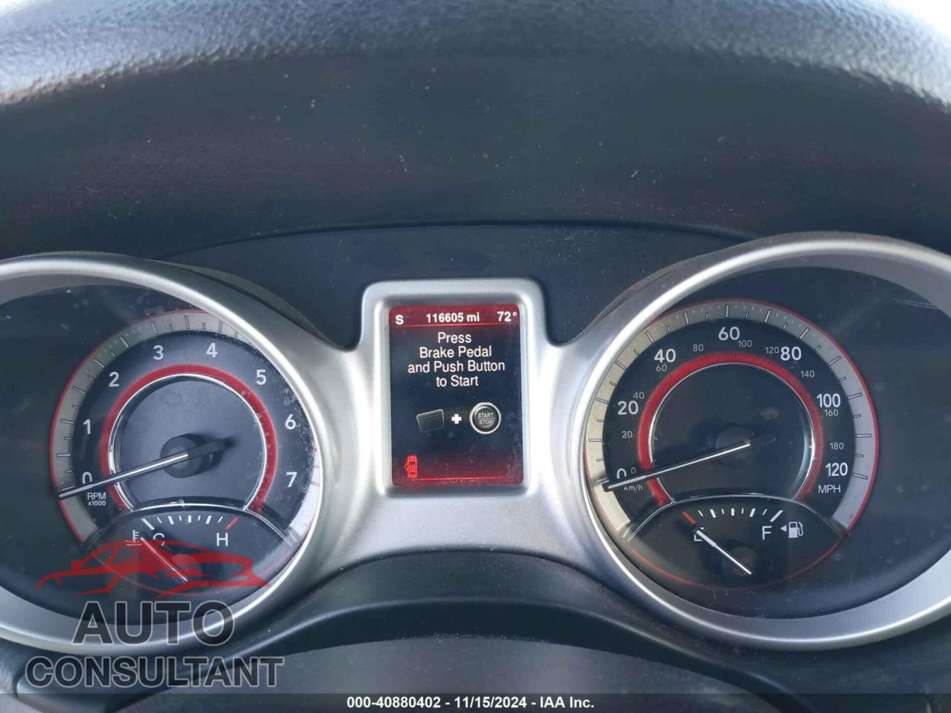 DODGE JOURNEY 2015 - 3C4PDCBB5FT708551