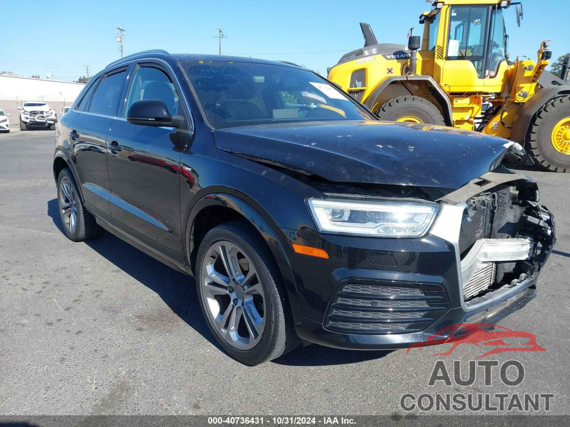 AUDI Q3 2018 - WA1HCCFS4JR017105