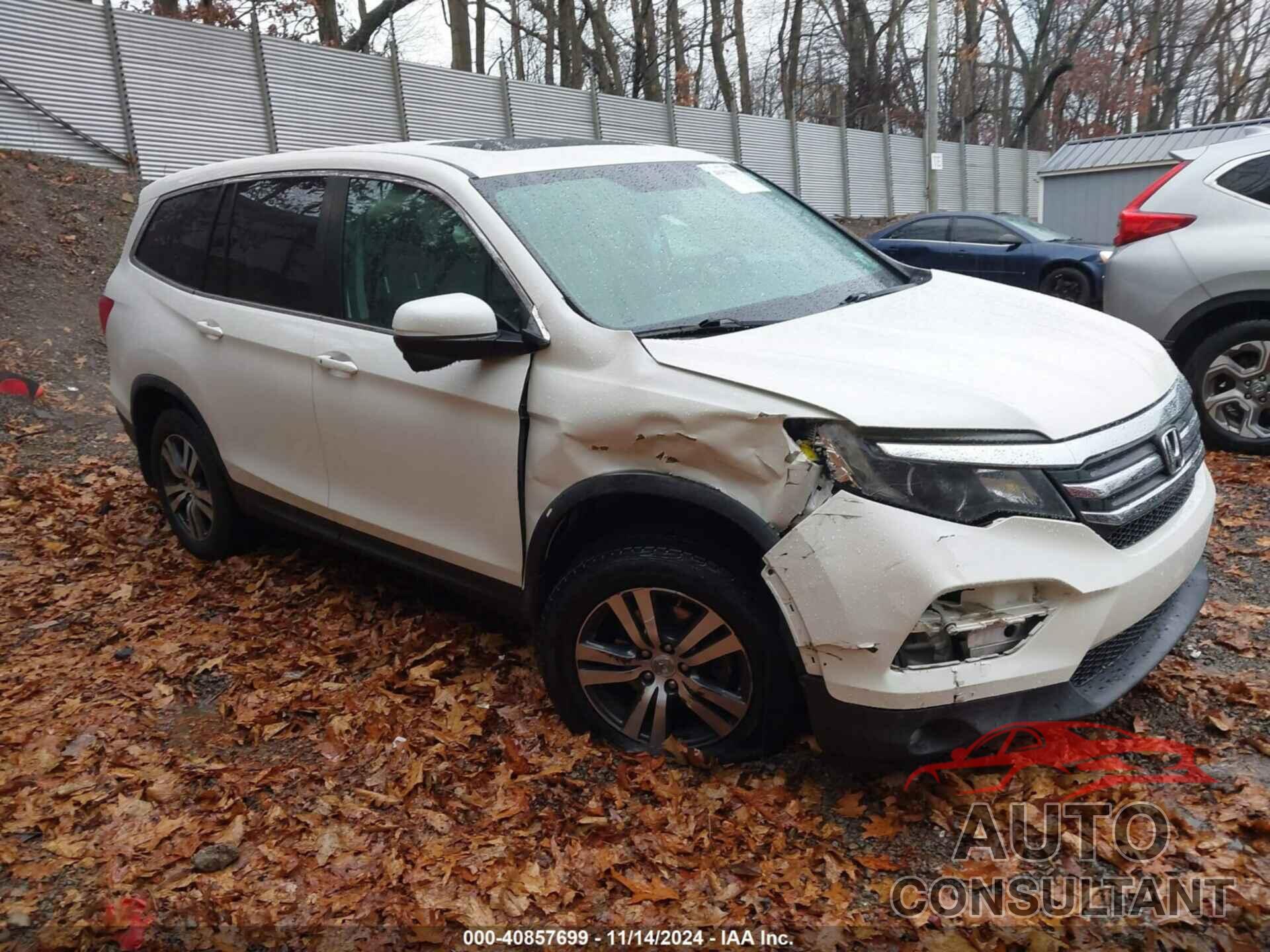 HONDA PILOT 2017 - 5FNYF6H54HB055021