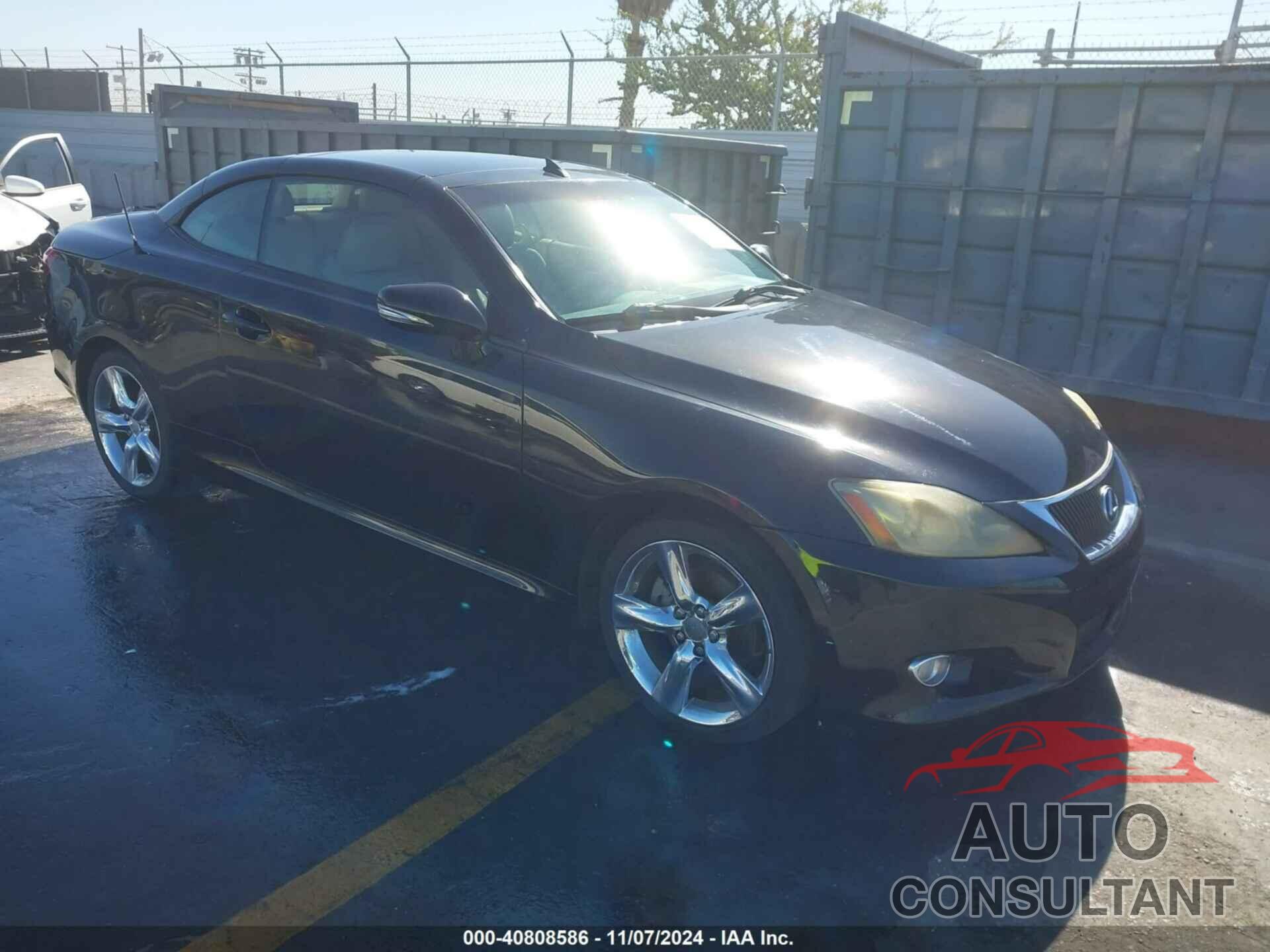 LEXUS IS 250C 2010 - JTHFF2C24A2507313
