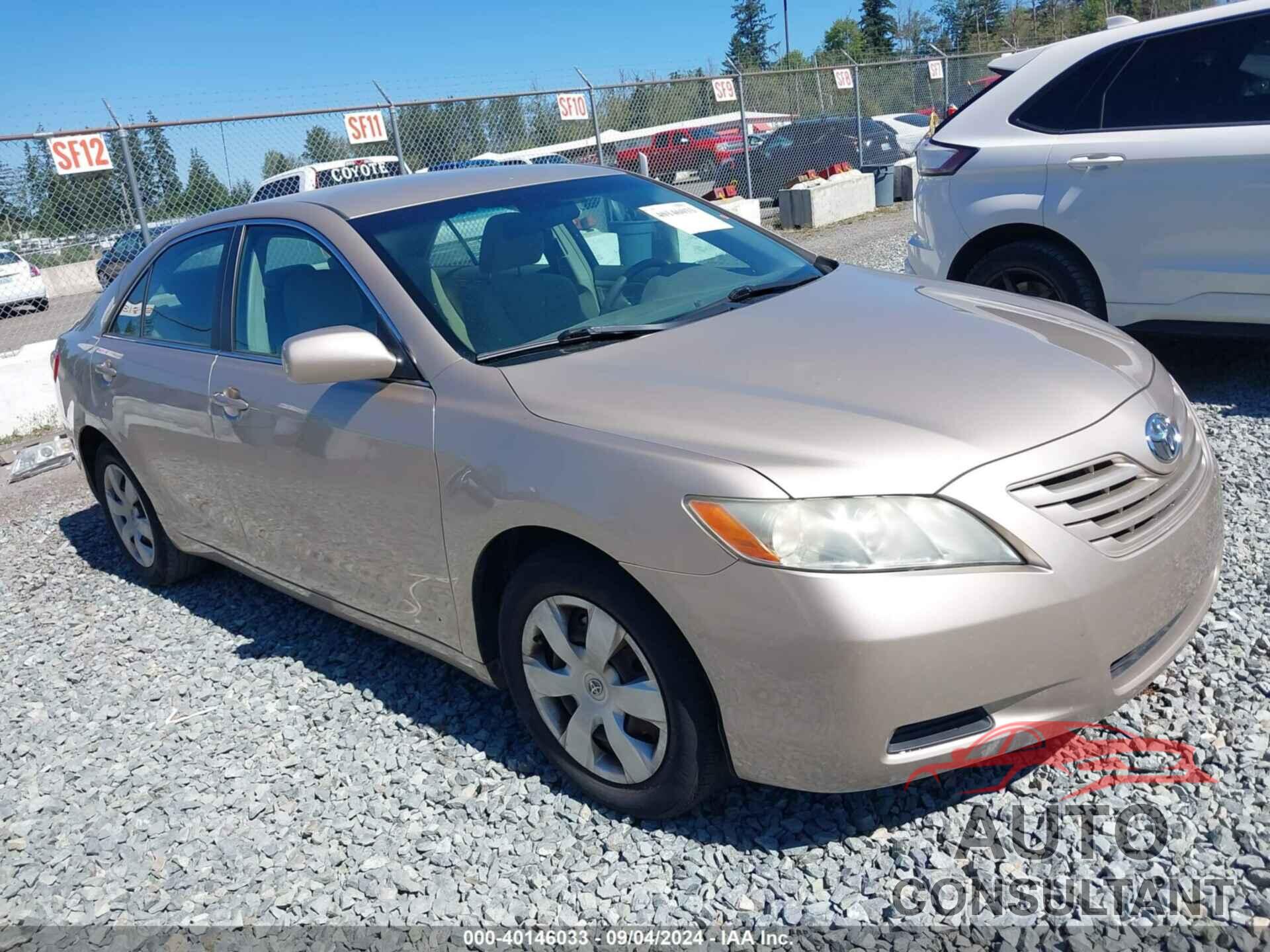 TOYOTA CAMRY 2009 - 4T4BE46KX9R073359