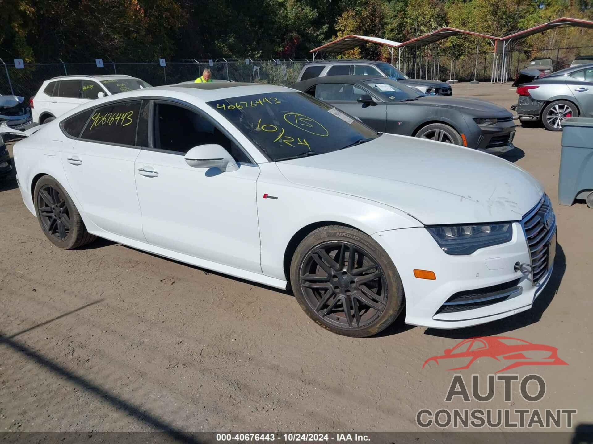 AUDI A7 2016 - WAU2GAFC0GN049155