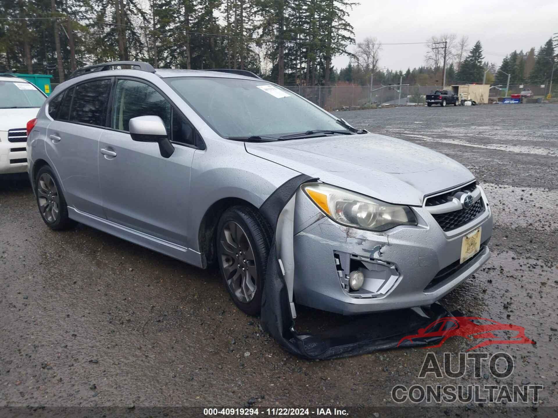 SUBARU IMPREZA 2012 - JF1GPAR67CH227527