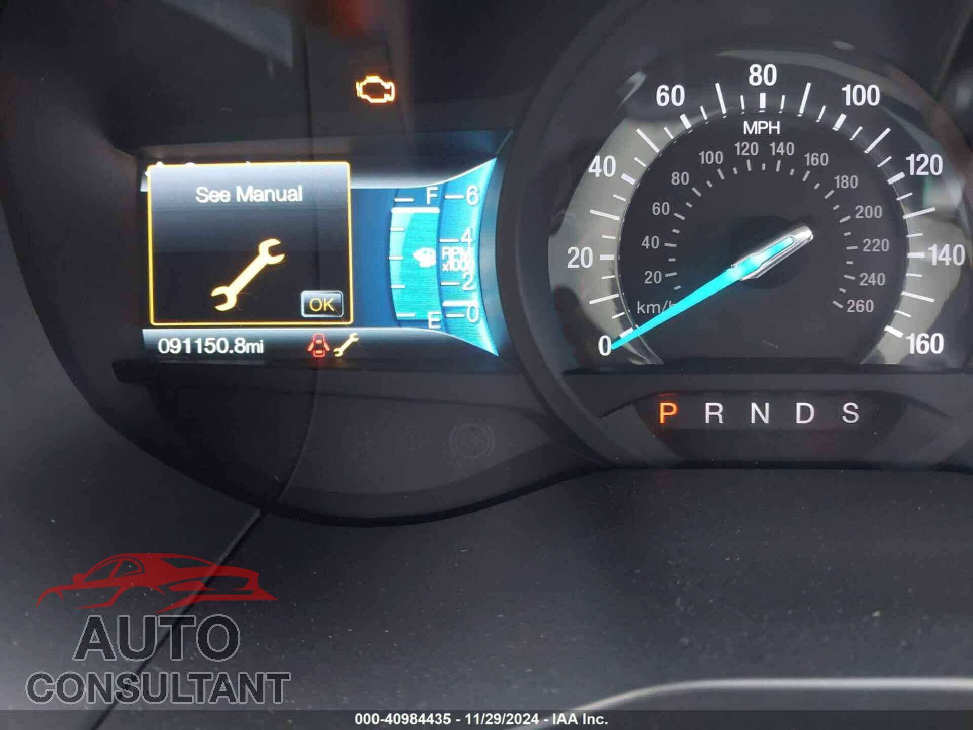FORD EDGE 2015 - 2FMPK4K87FBB00862