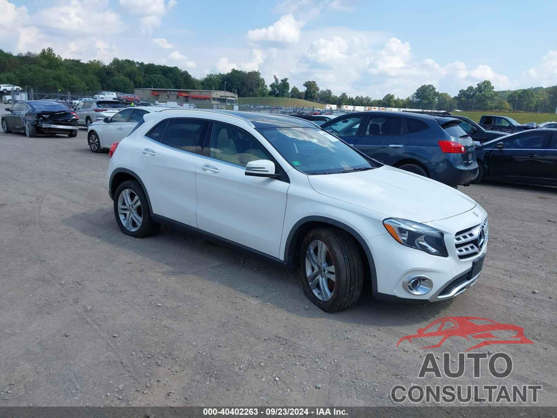 MERCEDES-BENZ GLA 250 2019 - WDCTG4GB7KU001675