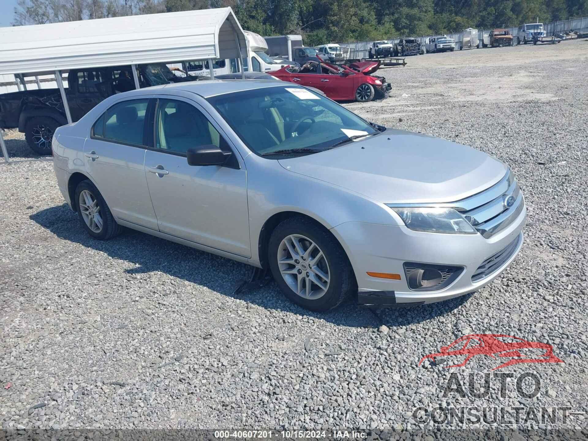 FORD FUSION 2012 - 3FAHP0GA7CR272357