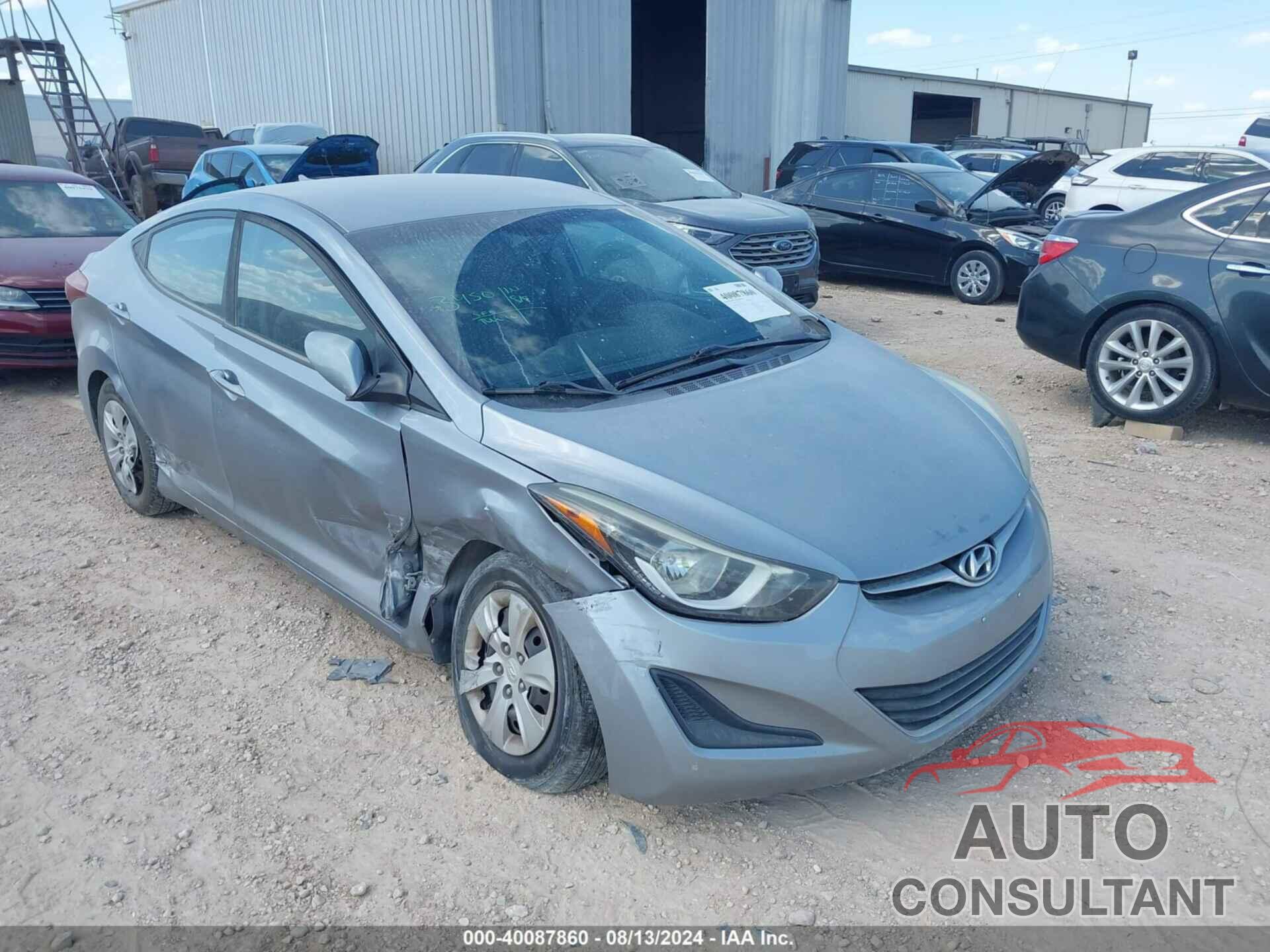 HYUNDAI ELANTRA 2016 - 5NPDH4AE0GH751866