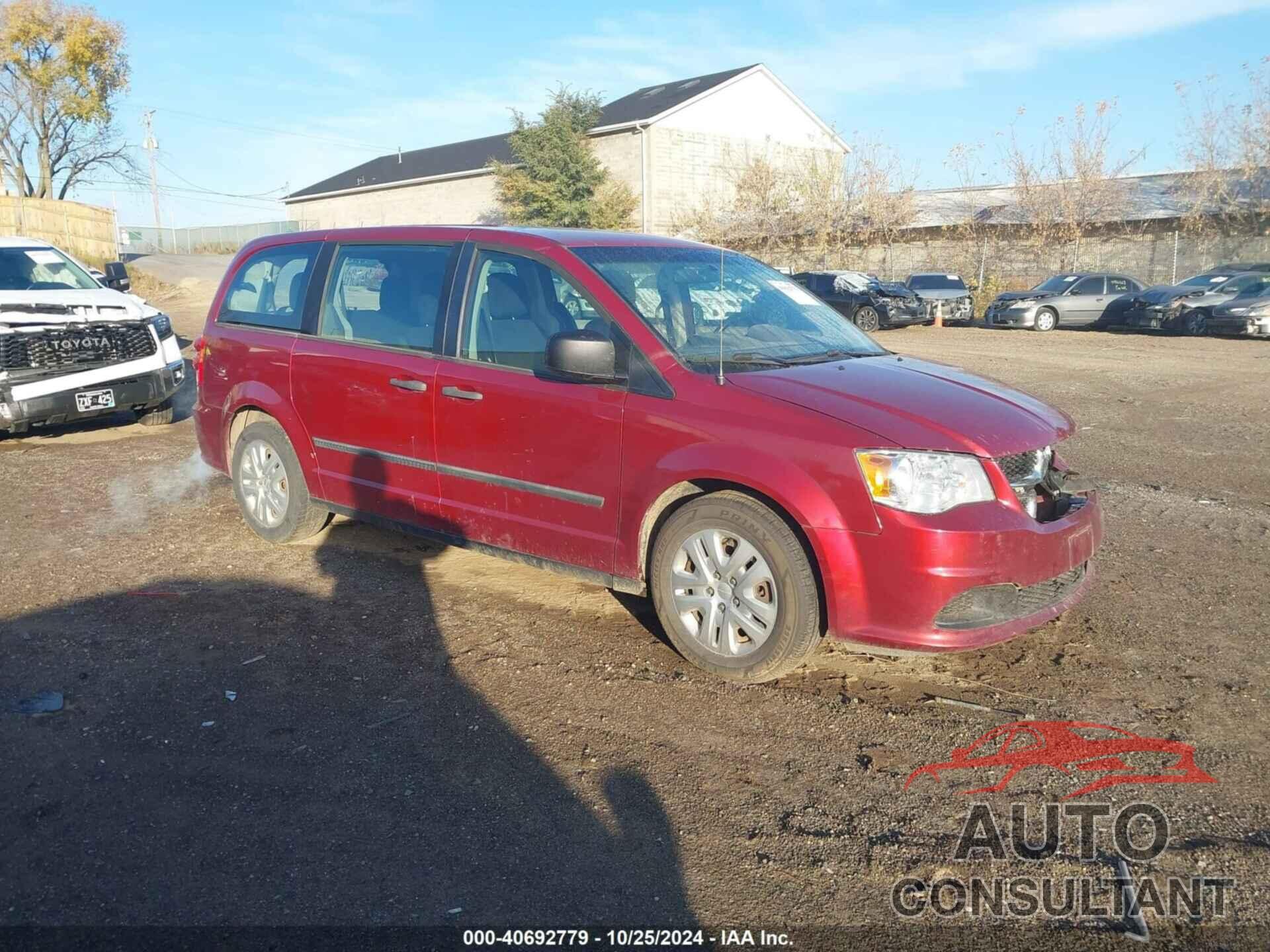 DODGE GRAND CARAVAN 2014 - 2C4RDGBG7ER130708