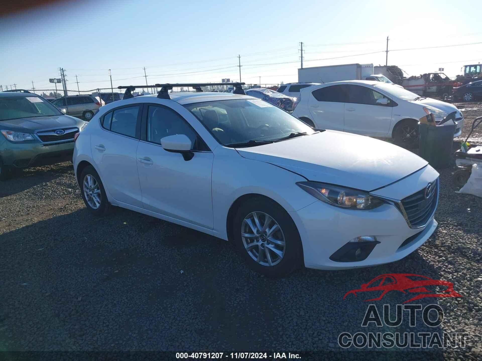 MAZDA MAZDA3 2015 - JM1BM1L78F1236829