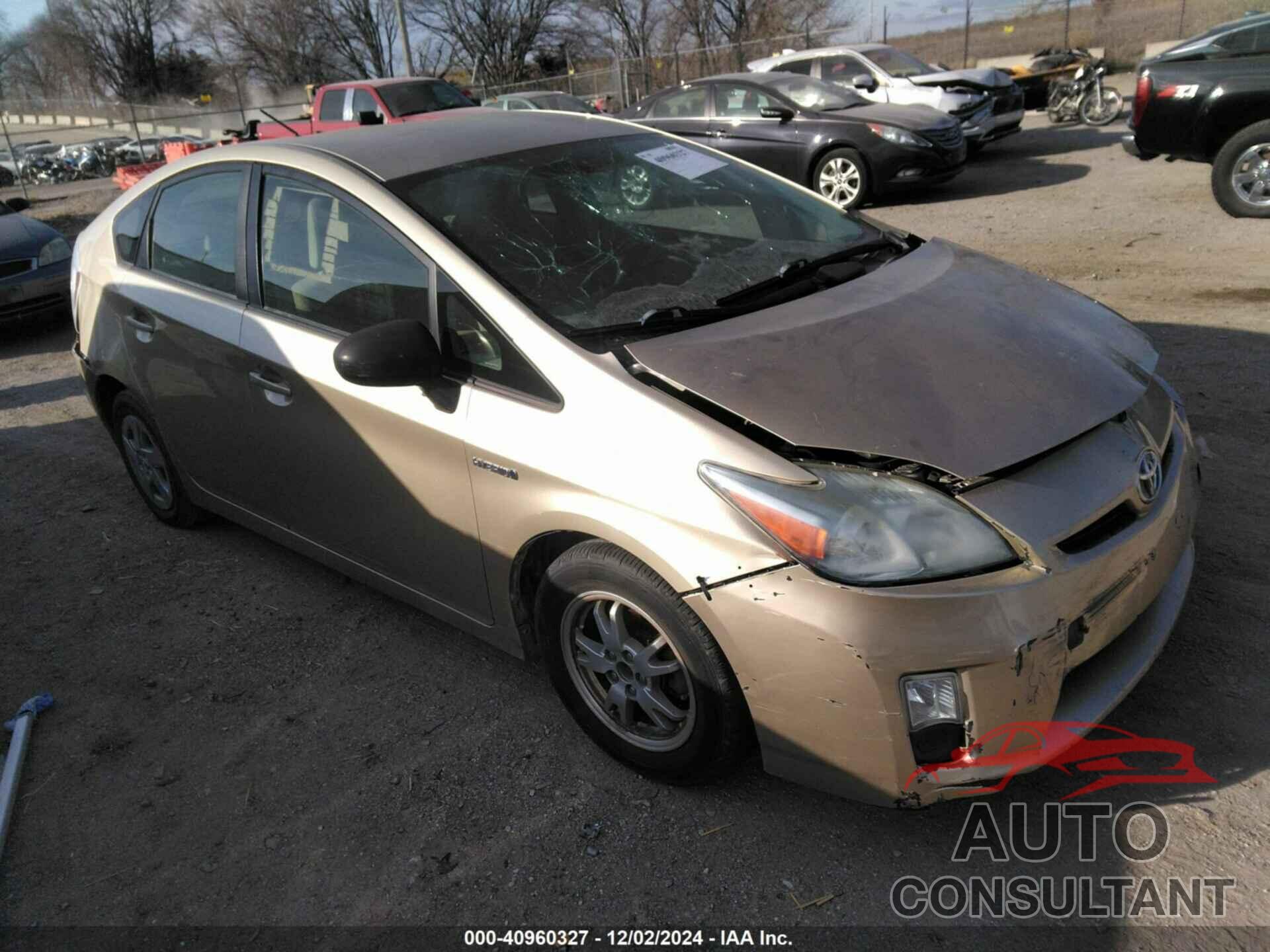 TOYOTA PRIUS 2011 - JTDKN3DU7B1449276