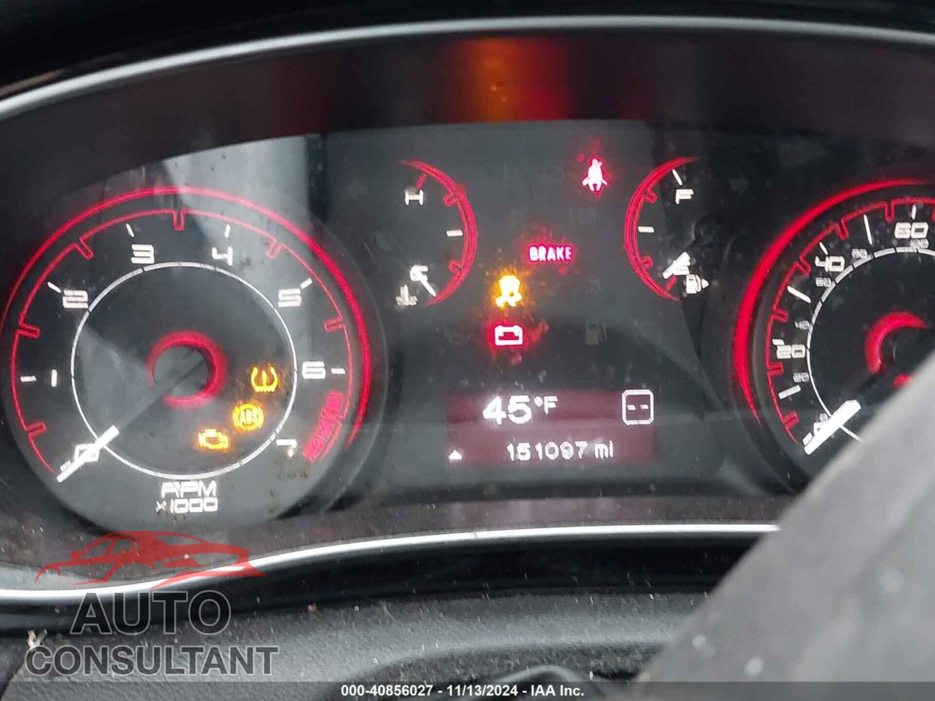 DODGE DART 2013 - 1C3CDFBA2DD312589