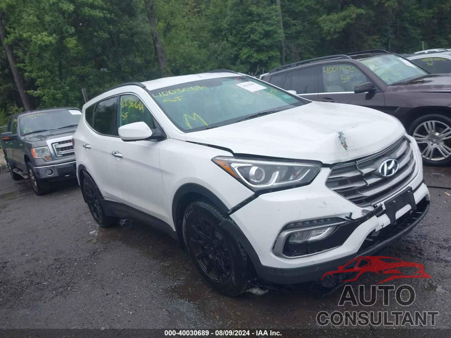 HYUNDAI SANTA FE SPORT 2017 - 5XYZUDLB1HG396932