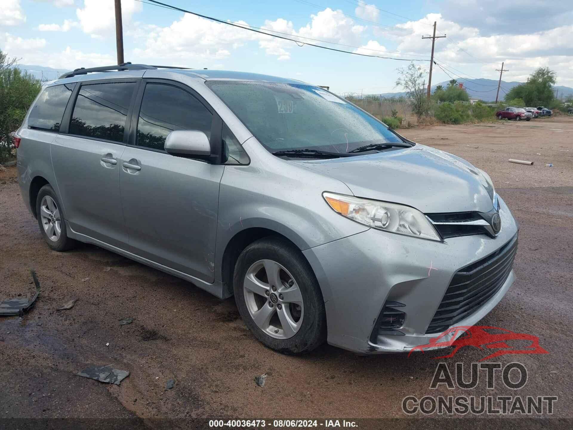 TOYOTA SIENNA 2019 - 5TDKZ3DC6KS970309