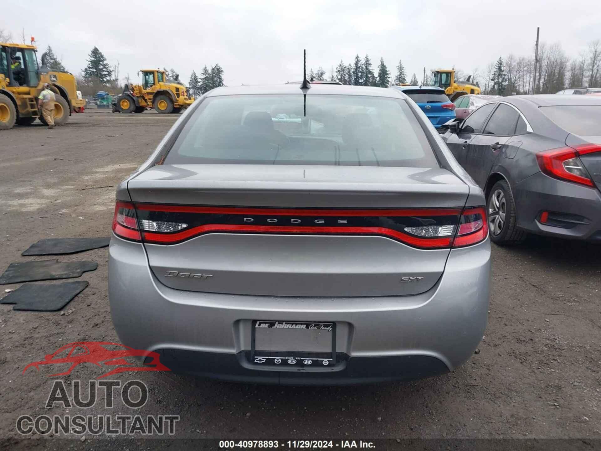 DODGE DART 2015 - 1C3CDFBB6FD431922