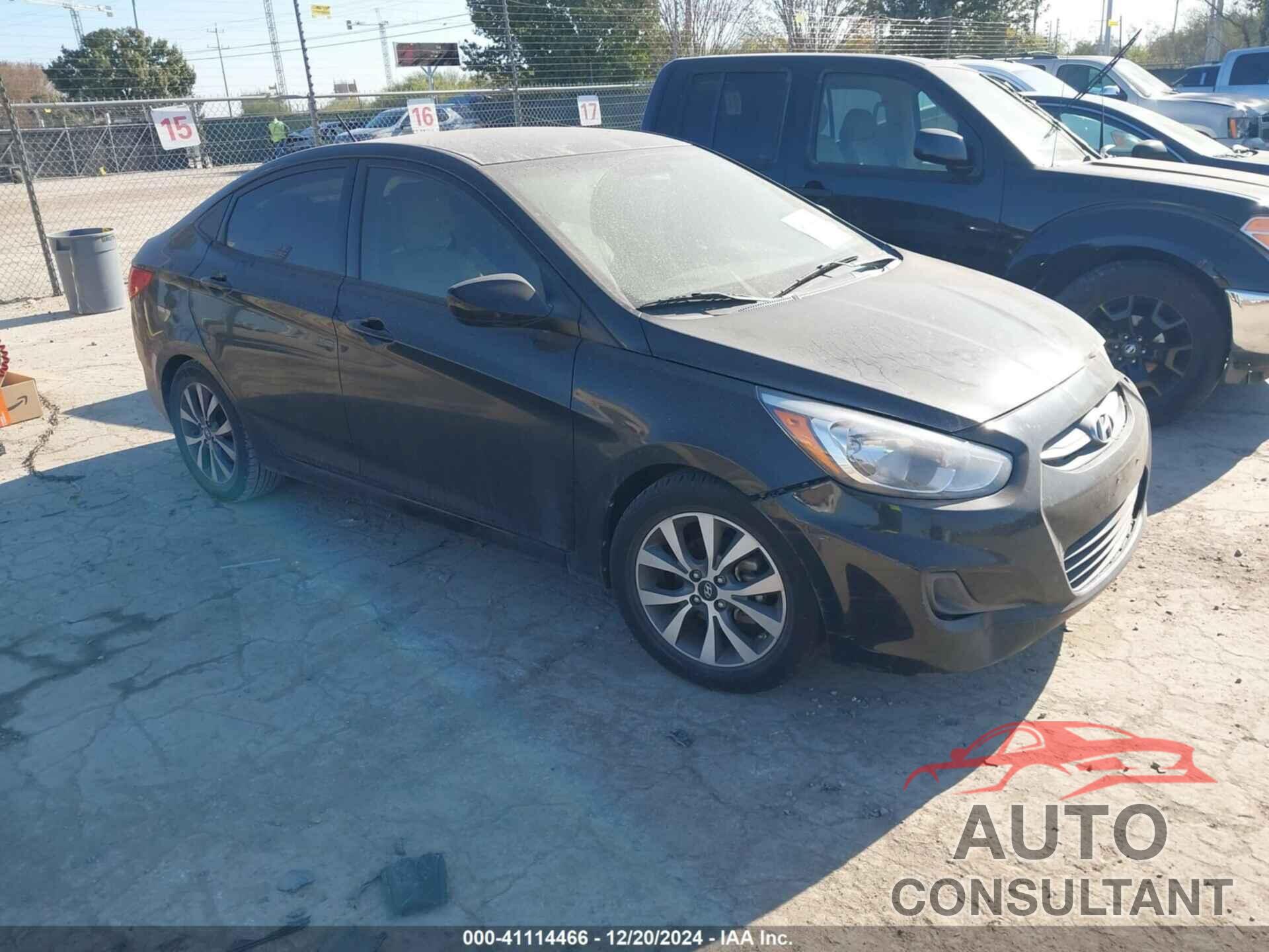 HYUNDAI ACCENT 2017 - KMHCT4AE0HU291850