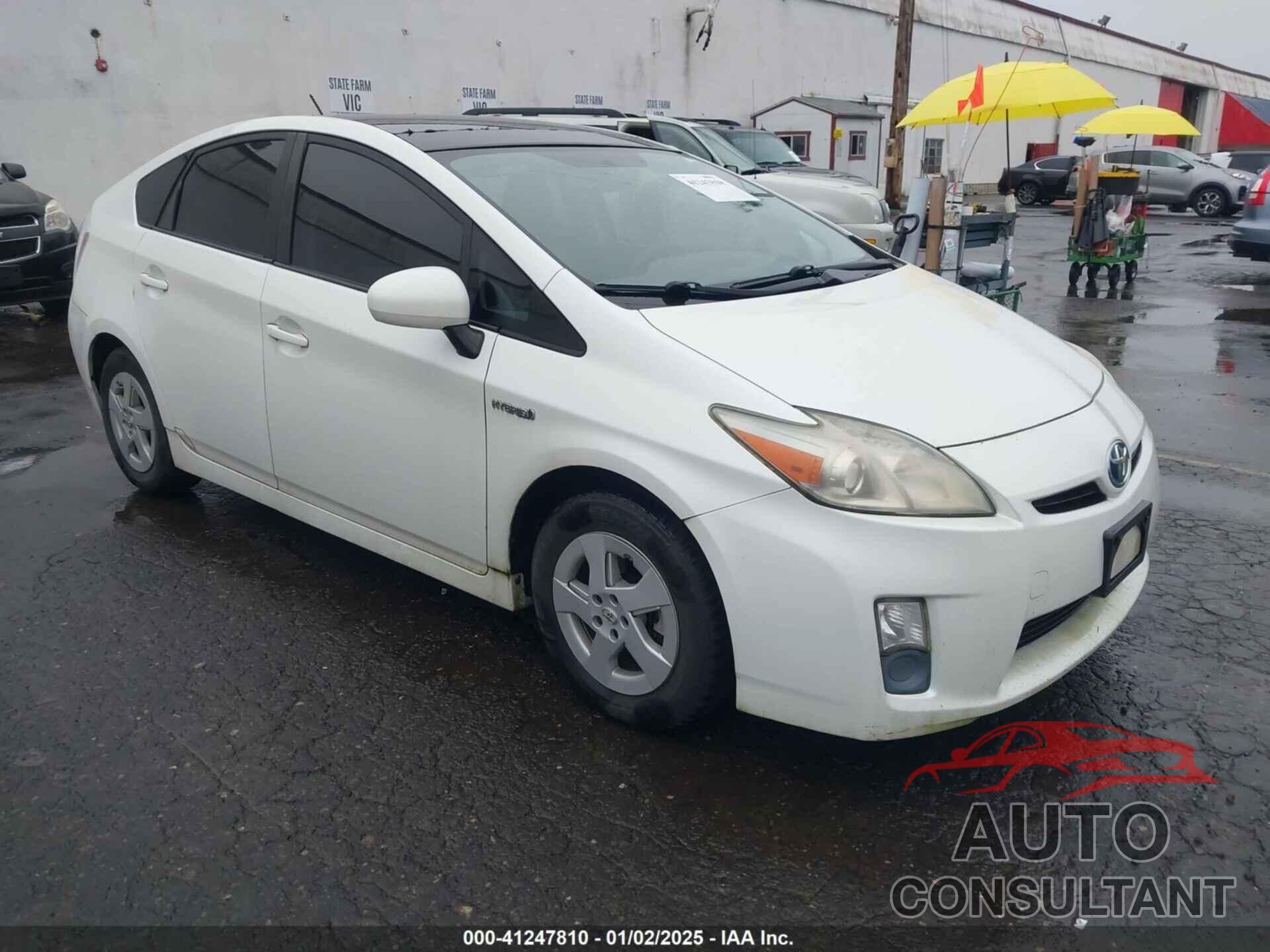 TOYOTA PRIUS 2011 - JTDKN3DU6B0253836