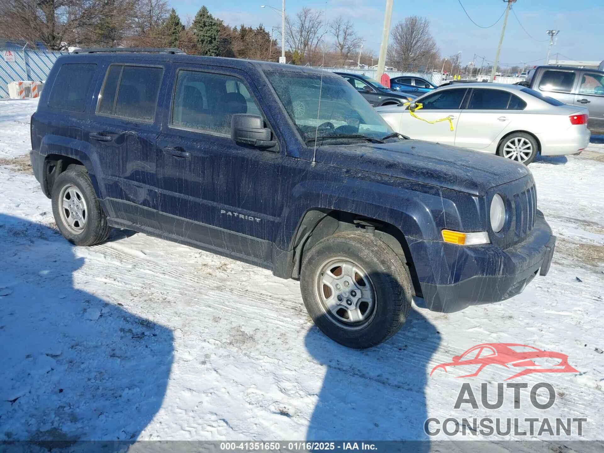 JEEP PATRIOT 2012 - 1C4NJPBA7CD623324