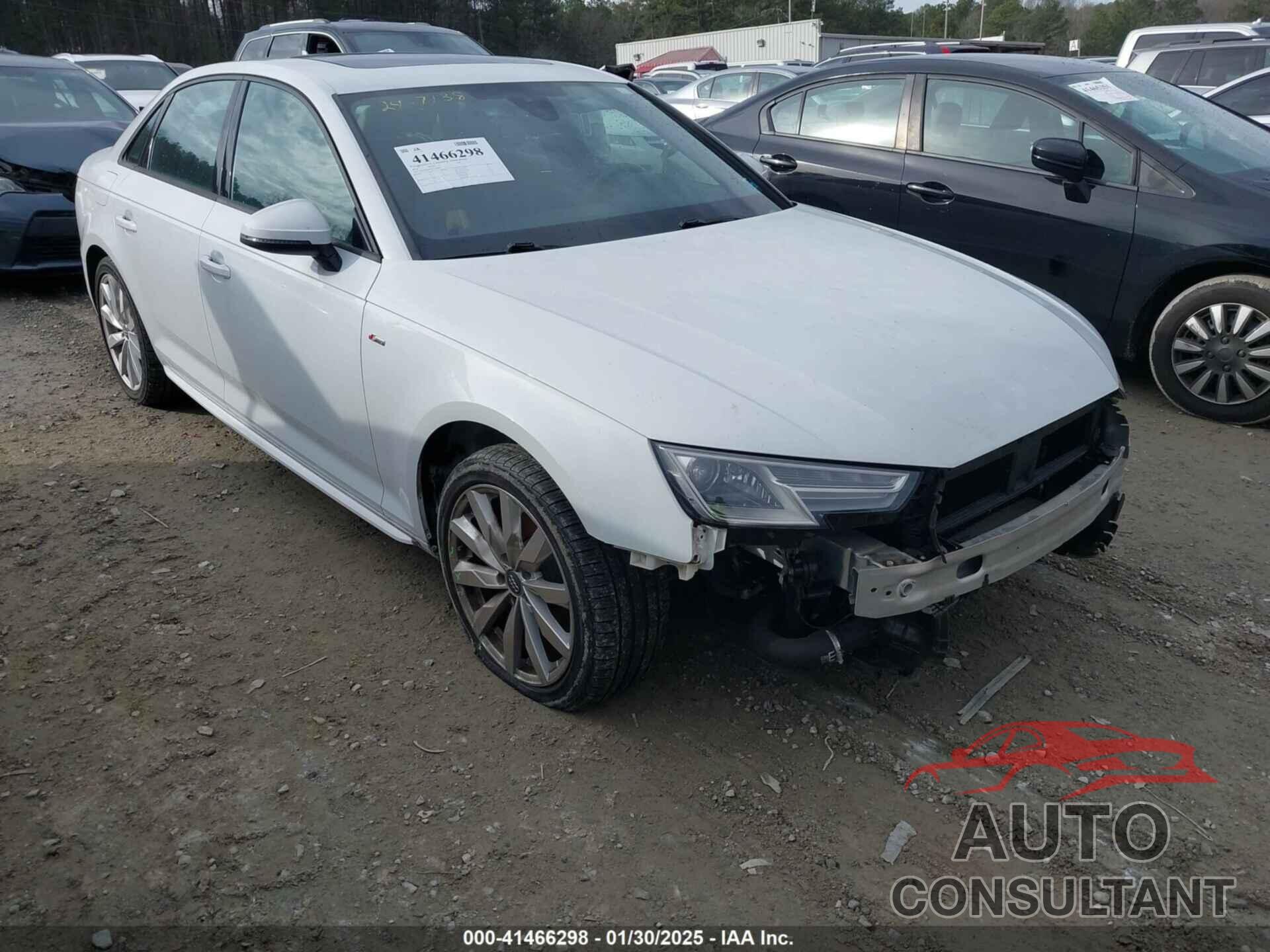 AUDI A4 2018 - WAUKMAF49JA129098