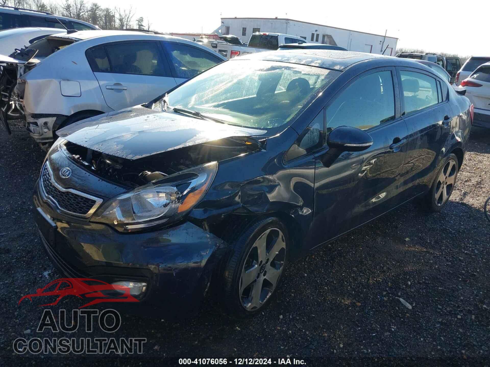 KIA RIO 2012 - KNADN4A34C6058078