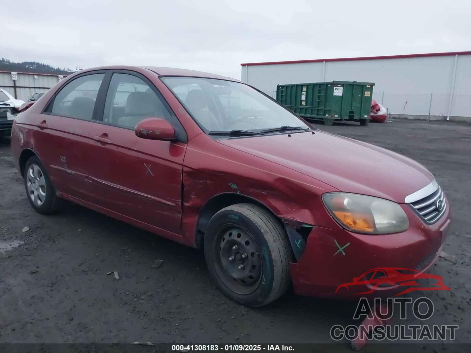 KIA SPECTRA 2009 - KNAFE221995590127