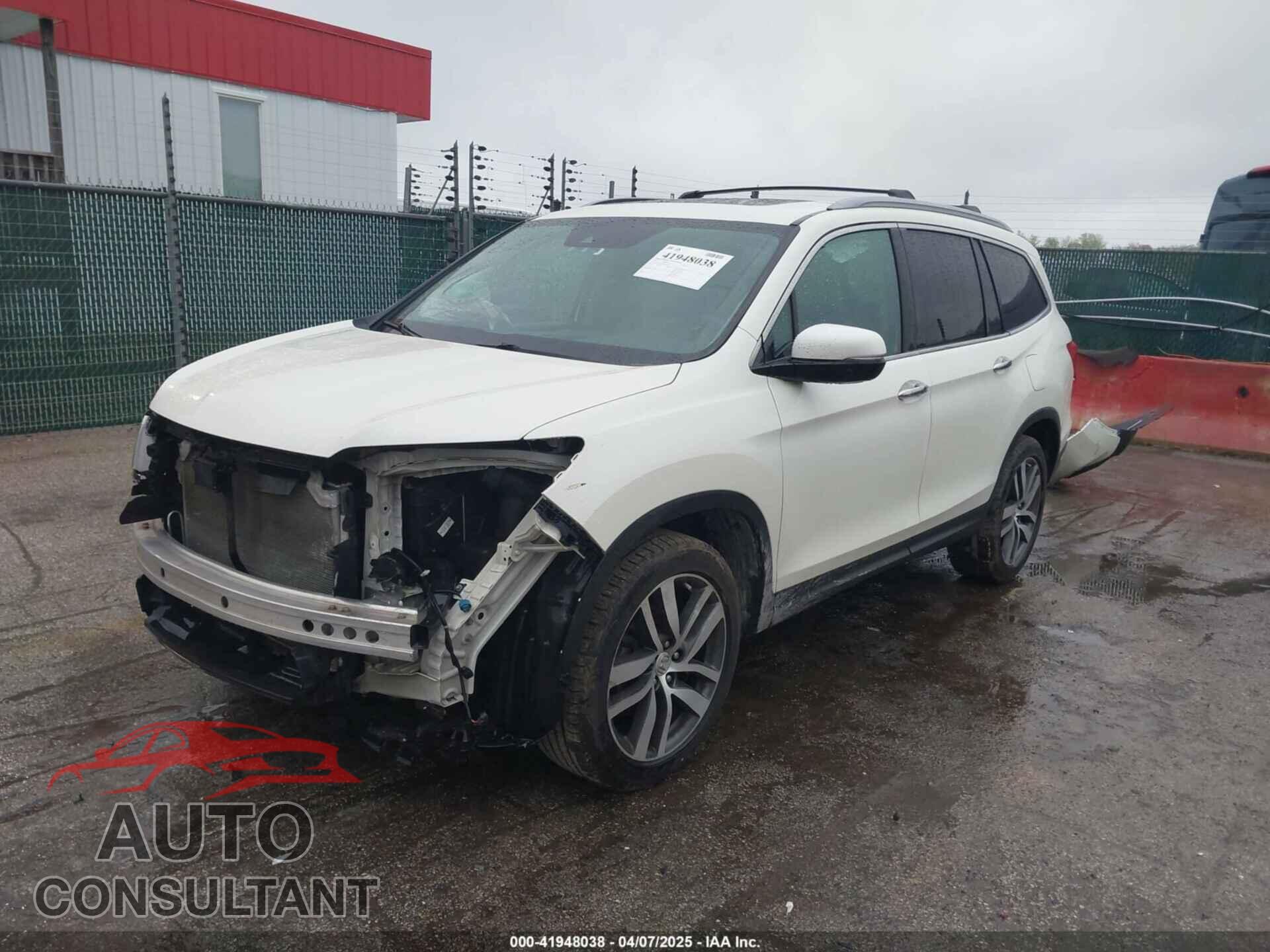 HONDA PILOT 2016 - 5FNYF5H91GB016348