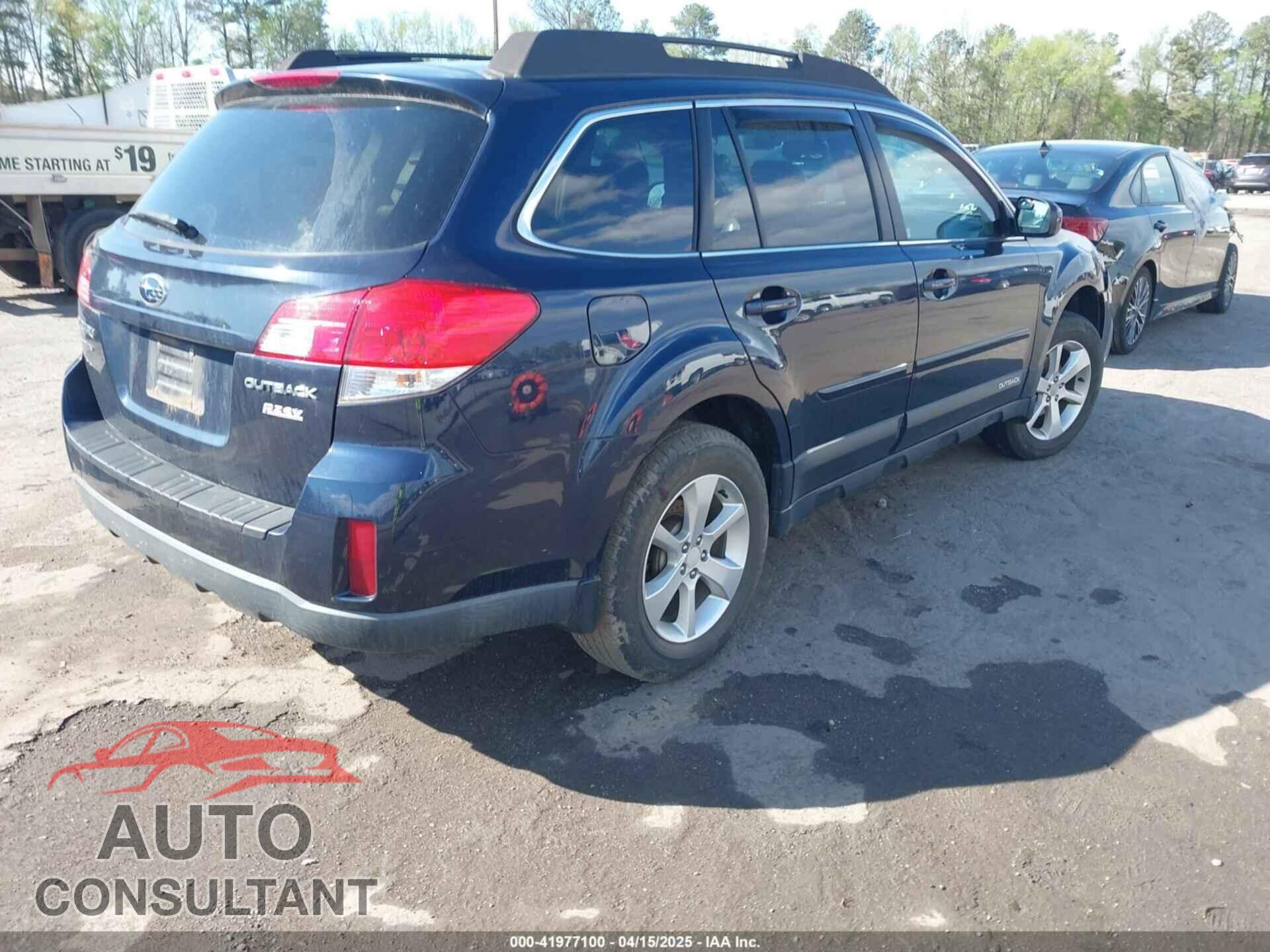 SUBARU OUTBACK 2013 - 4S4BRBGC8D3291096