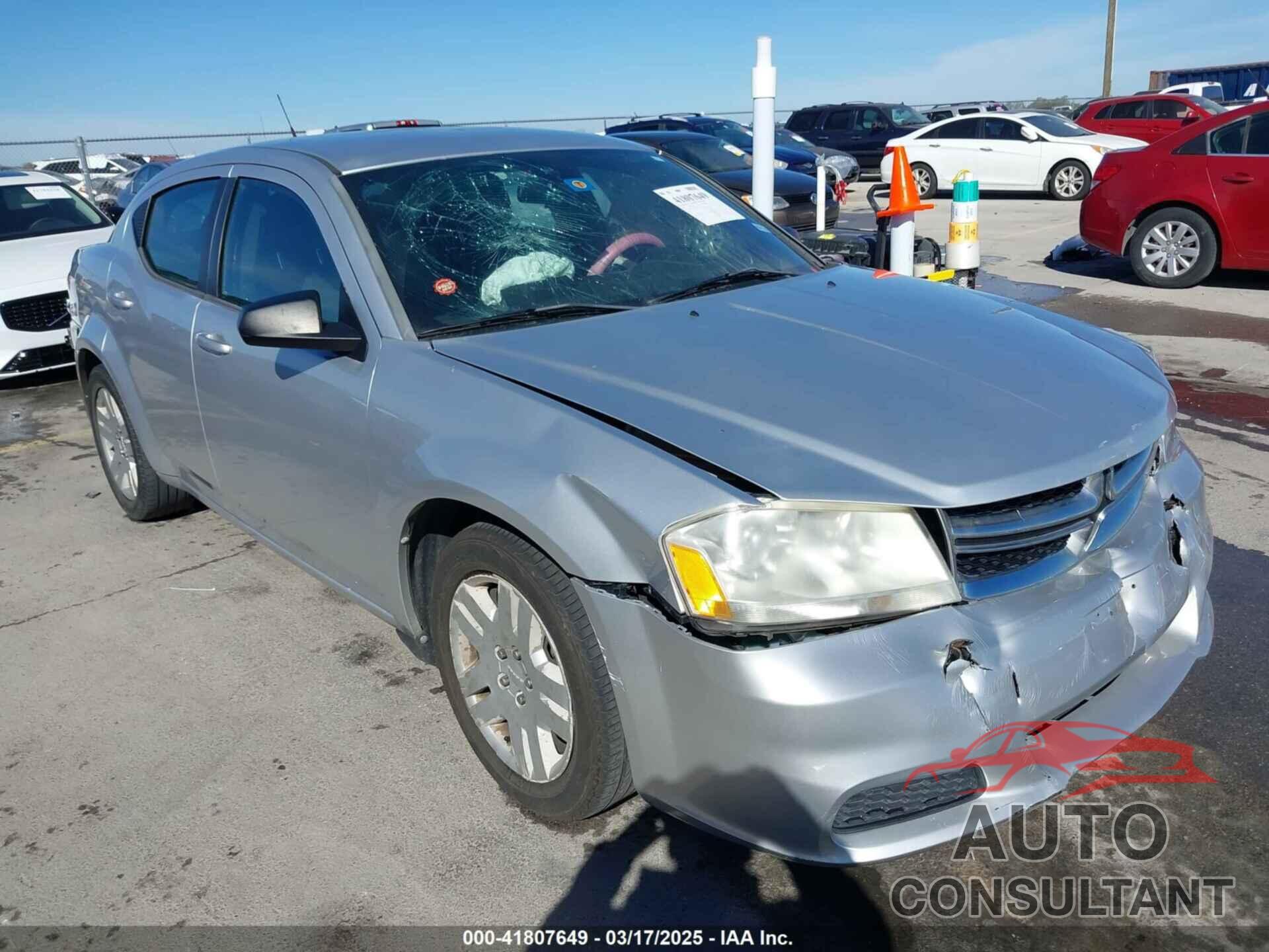DODGE AVENGER 2011 - 1B3BD4FB4BN543663