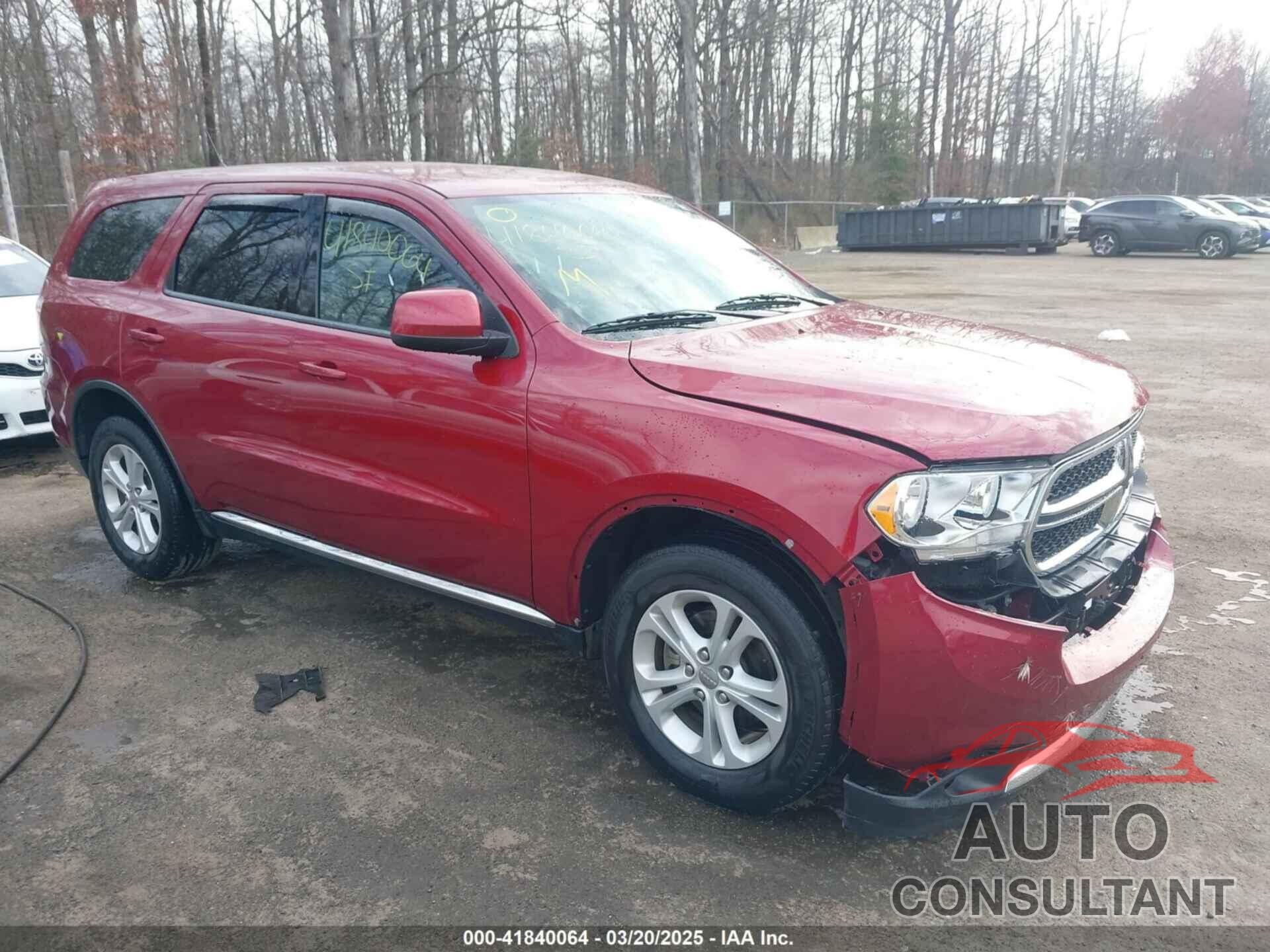 DODGE DURANGO 2013 - 1C4RDHAG2DC667730