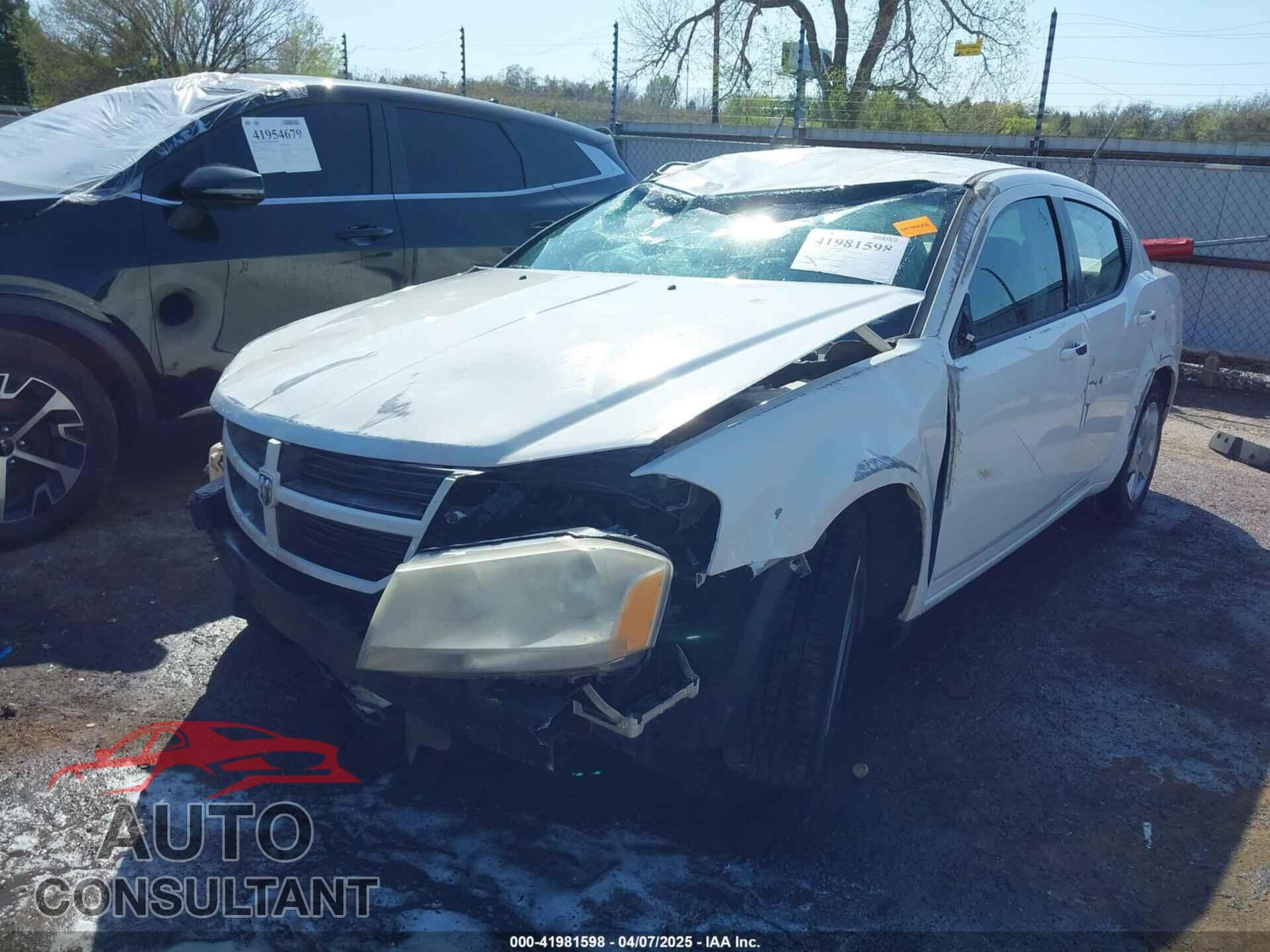 DODGE AVENGER 2010 - 1B3CC4FB2AN181824