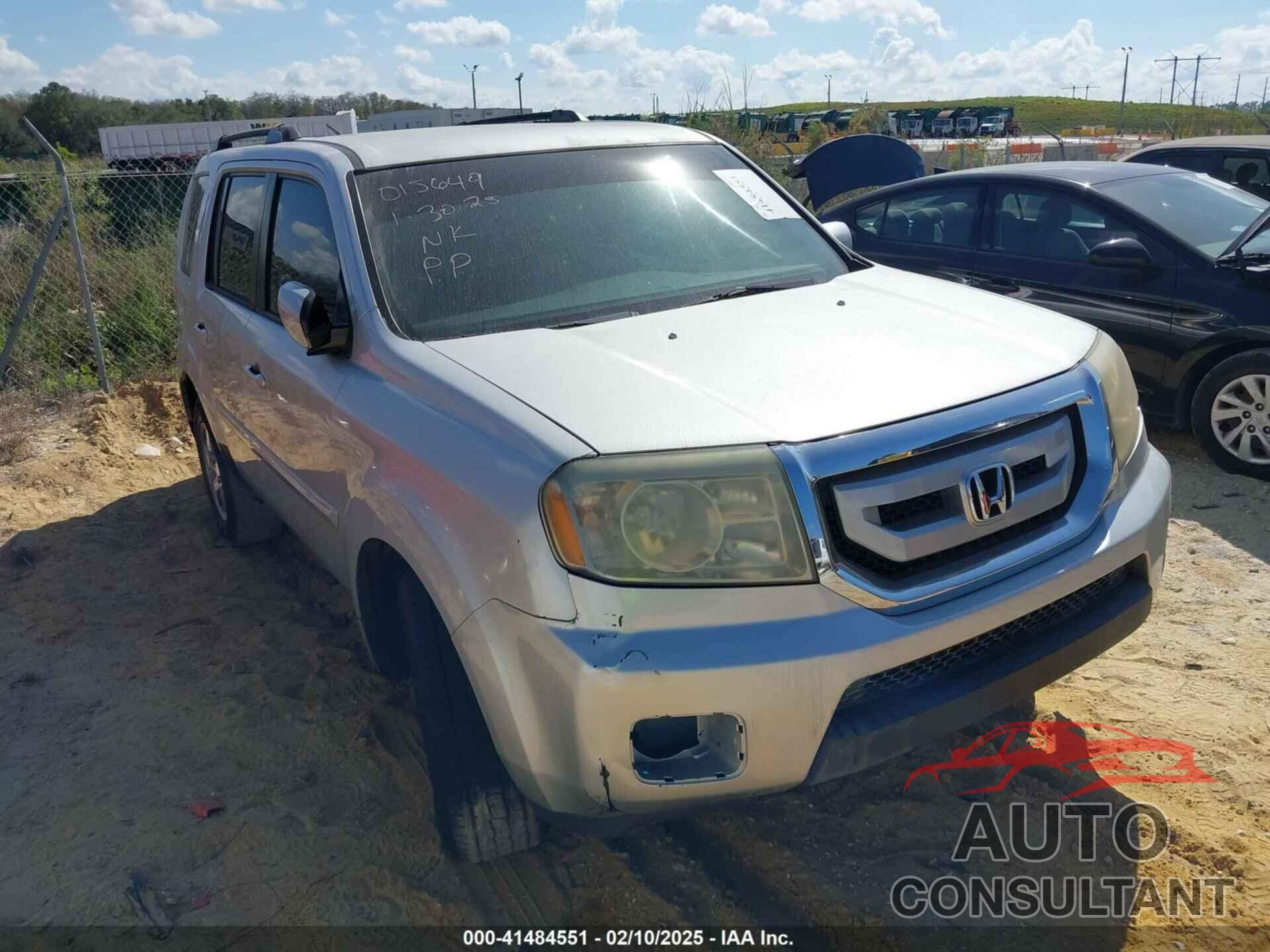 HONDA PILOT 2009 - 5FNYF38459B015649
