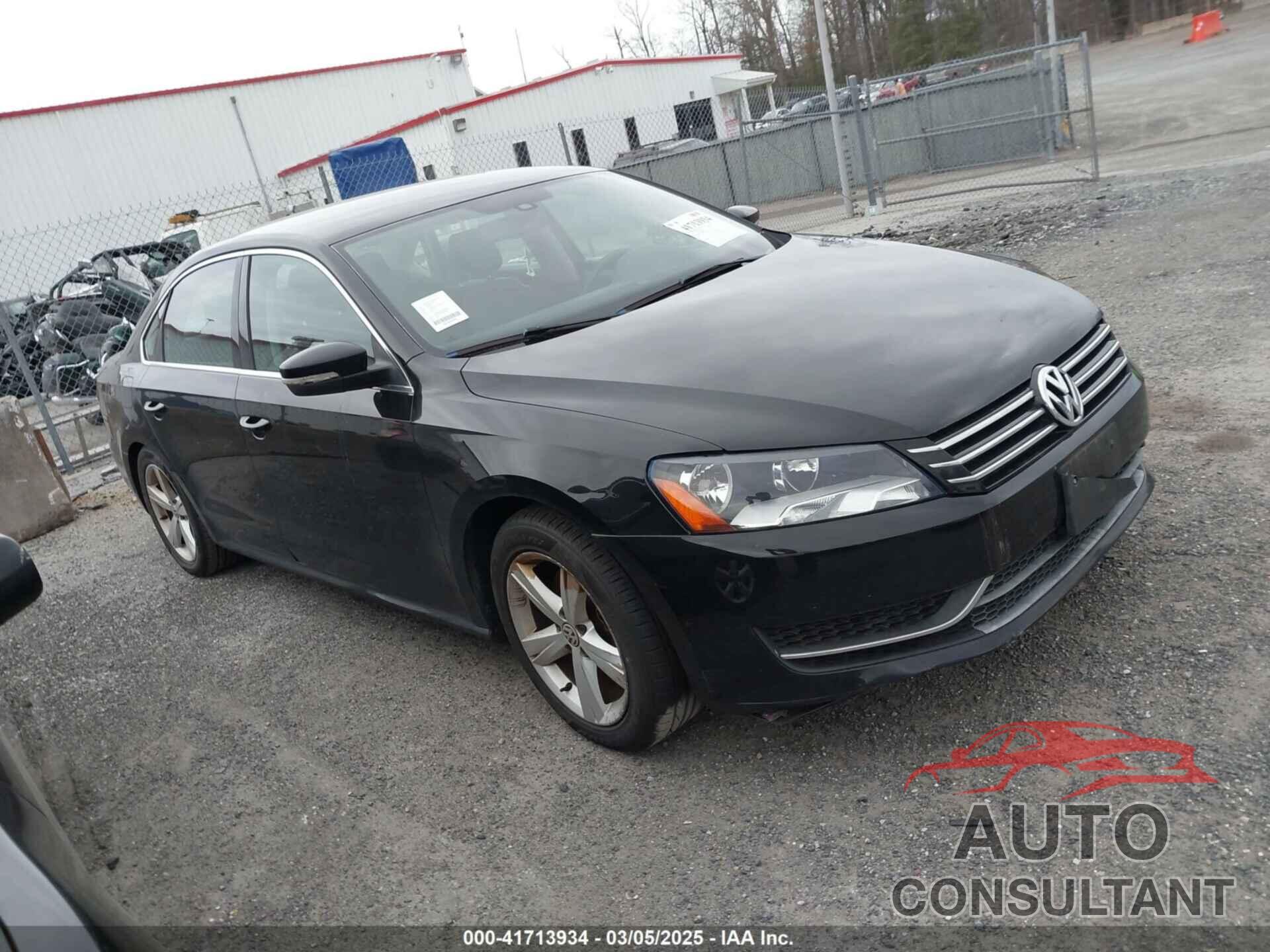 VOLKSWAGEN PASSAT 2013 - 1VWBP7A3XDC061296